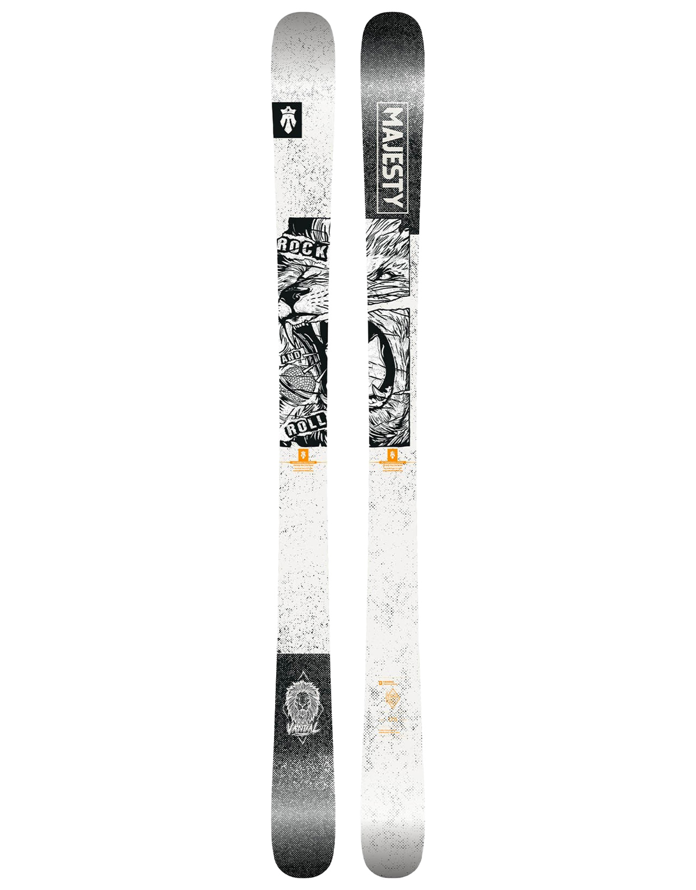 Skis freestyle - Vandal 2026 en Bois - Taille 175 cm - Gris