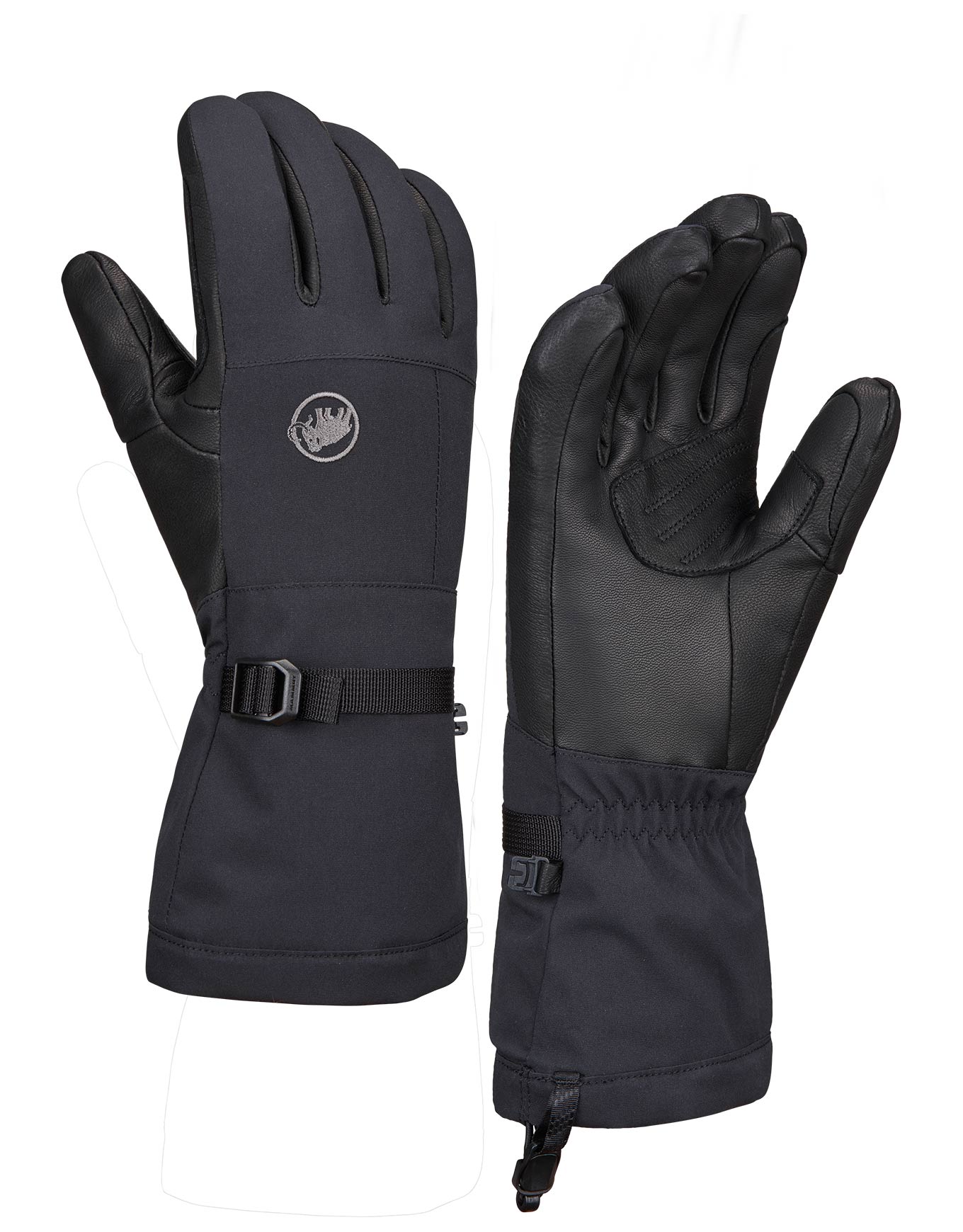 Primaloft® Skihandschuhe Stoney Glove Black für Herren aus Leder Größe 6 schwarz