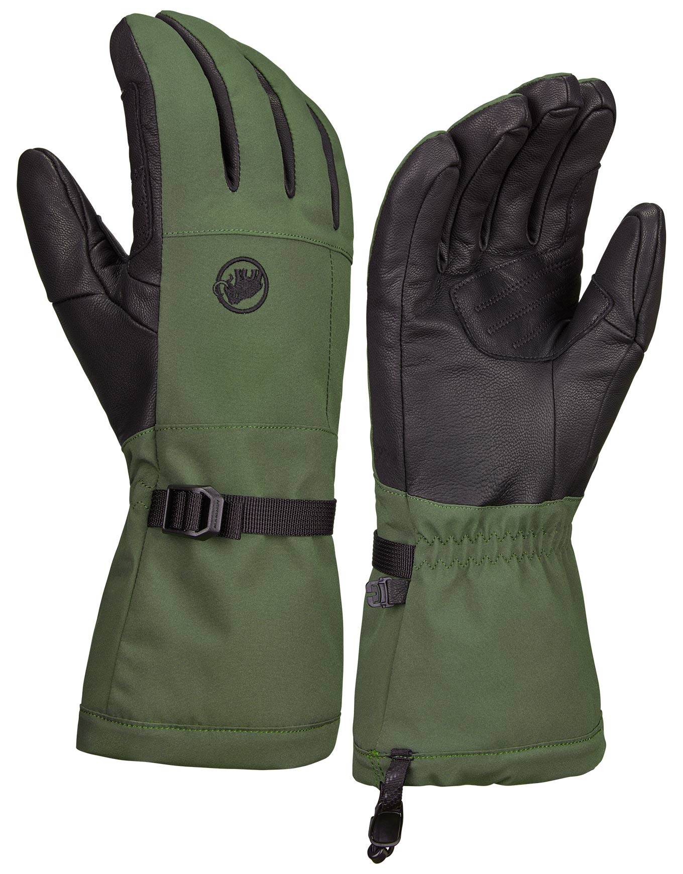 Gants de ski en Primaloft® - Stoney Glove Dark Marsh en Cuir - Taille 7 - Kaki