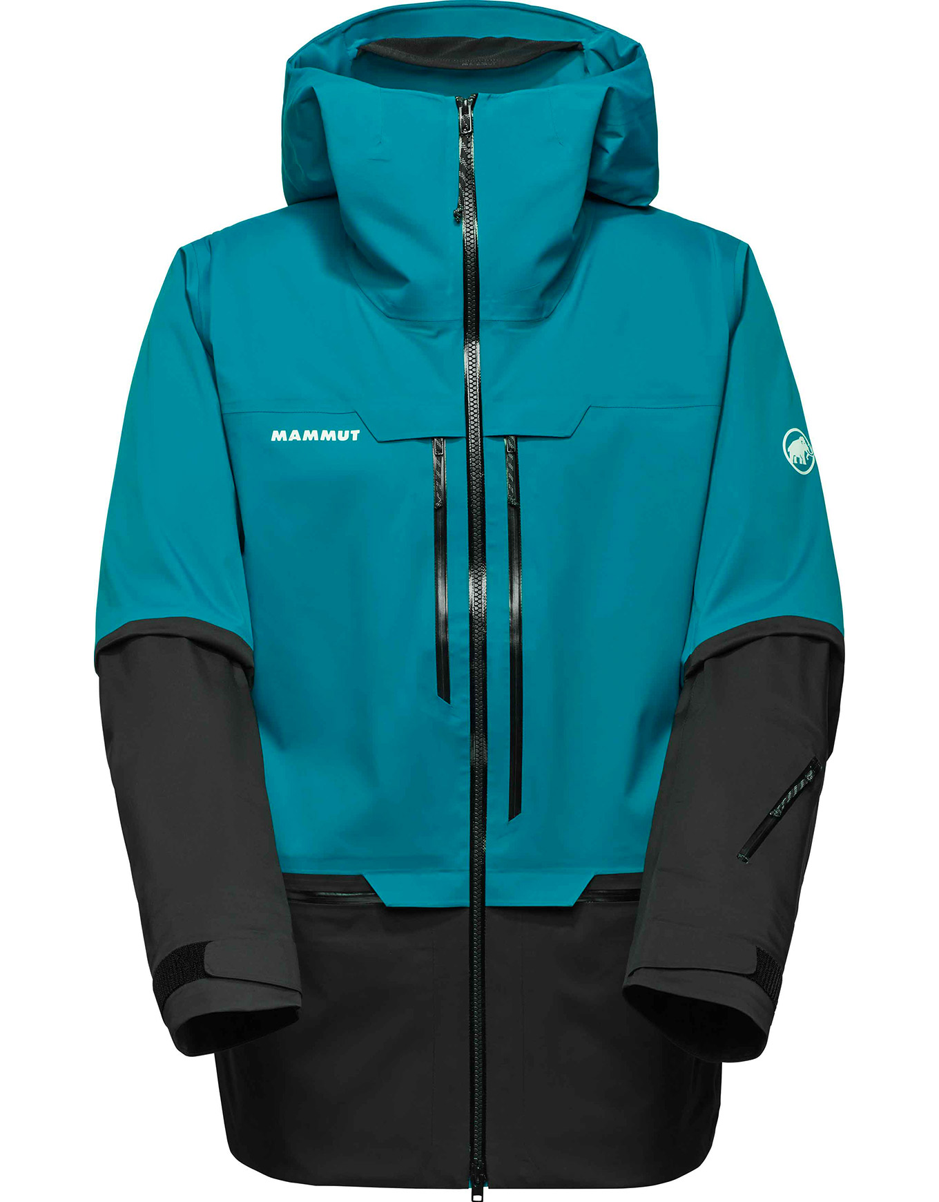 Freeride Jacke Haldigrat HS Hooded Jacket Men Deep Teal Black für Herren Größe S Blau