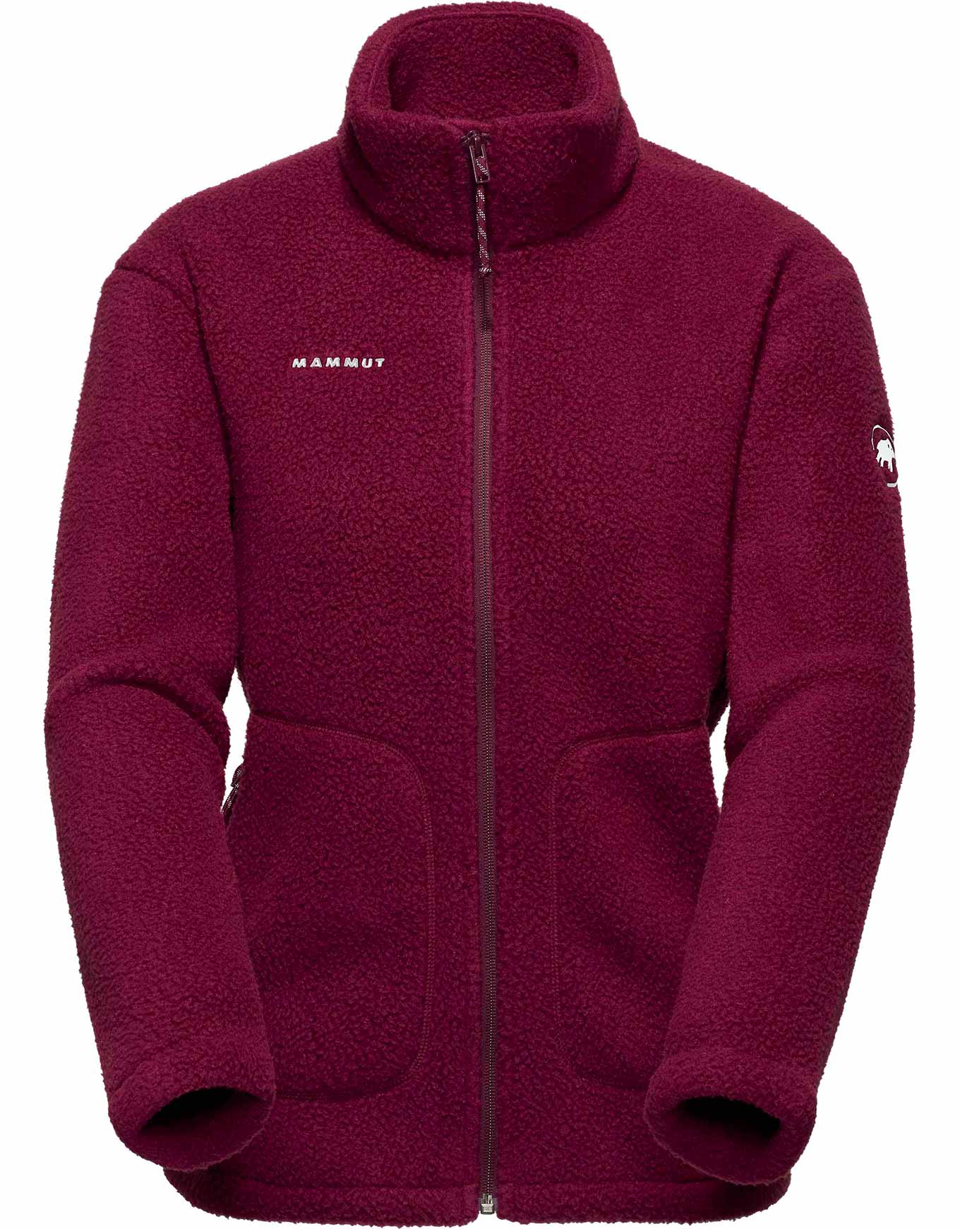 Warmes Fleece für Wanderungen Falera ML Jacket Women Vin für Damen Größe M Bordeaux