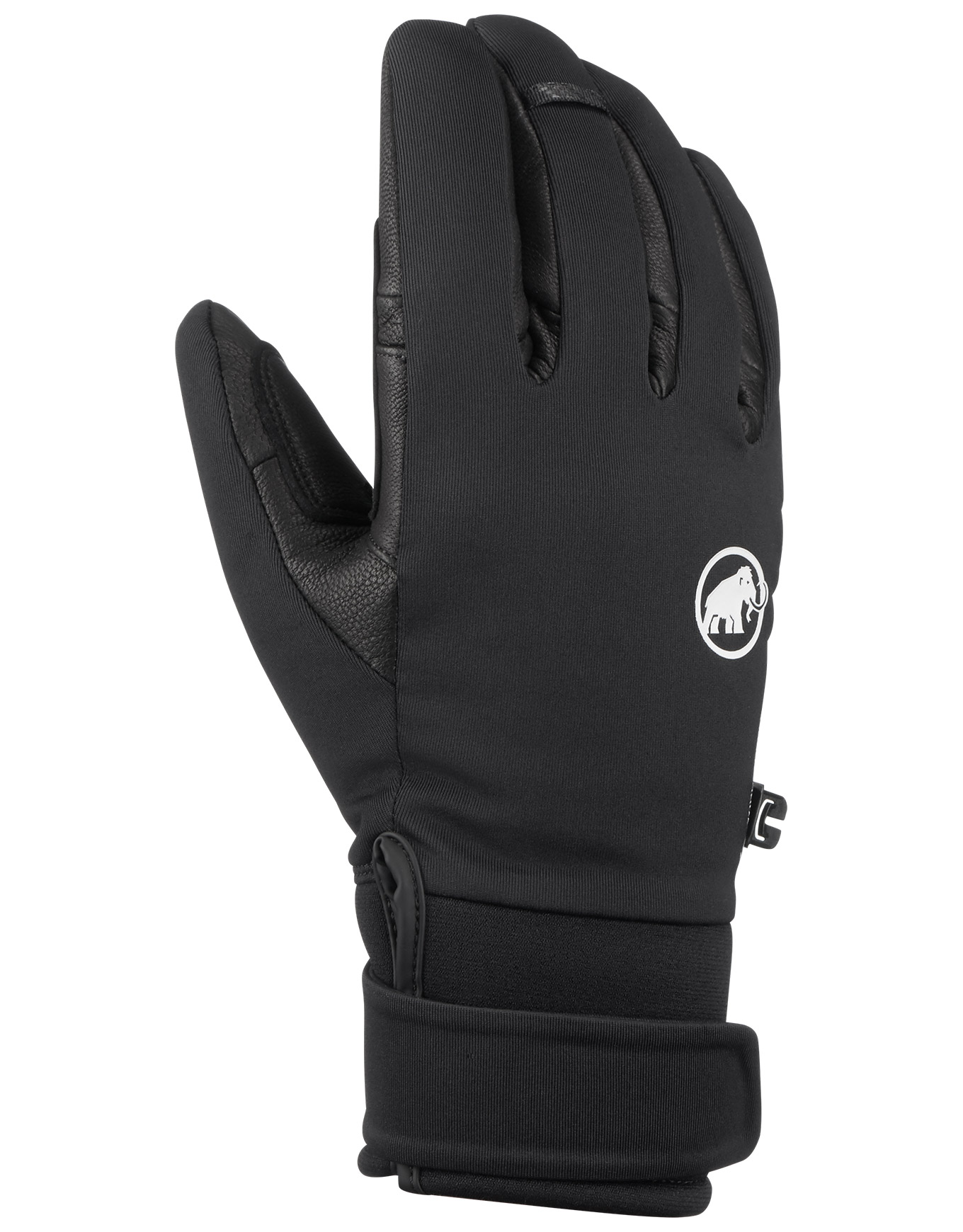 Gants de ski de randonnée en PrimaLoft® et GORE-TEX WINDSTOPPER - Astro Guide SO Glove Black en Cuir - Taille 6 - Noir