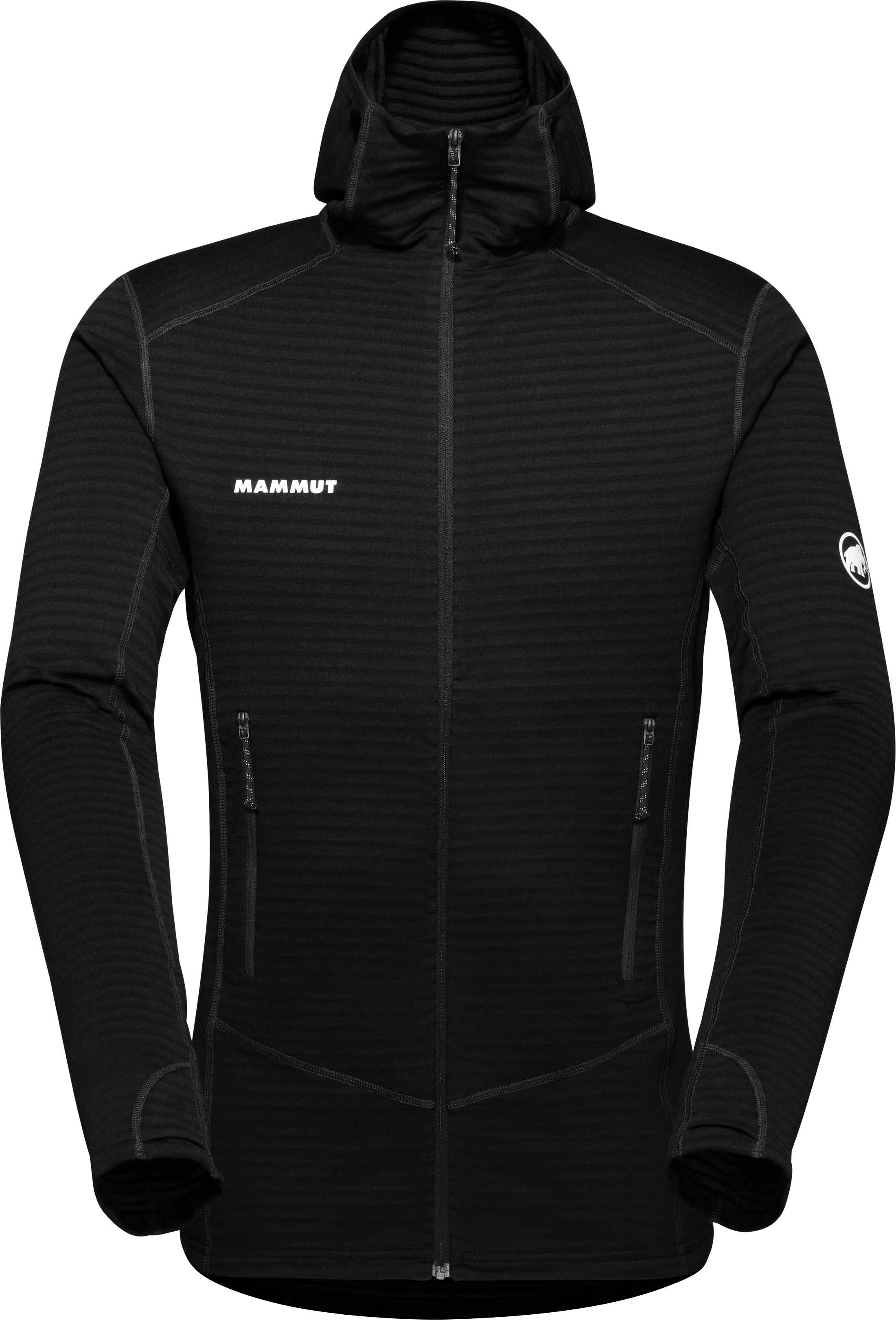 Polaire légère et extensible zippée Taiss Light ML Hooded Jacket Men Black für Herren Größe L schwarz