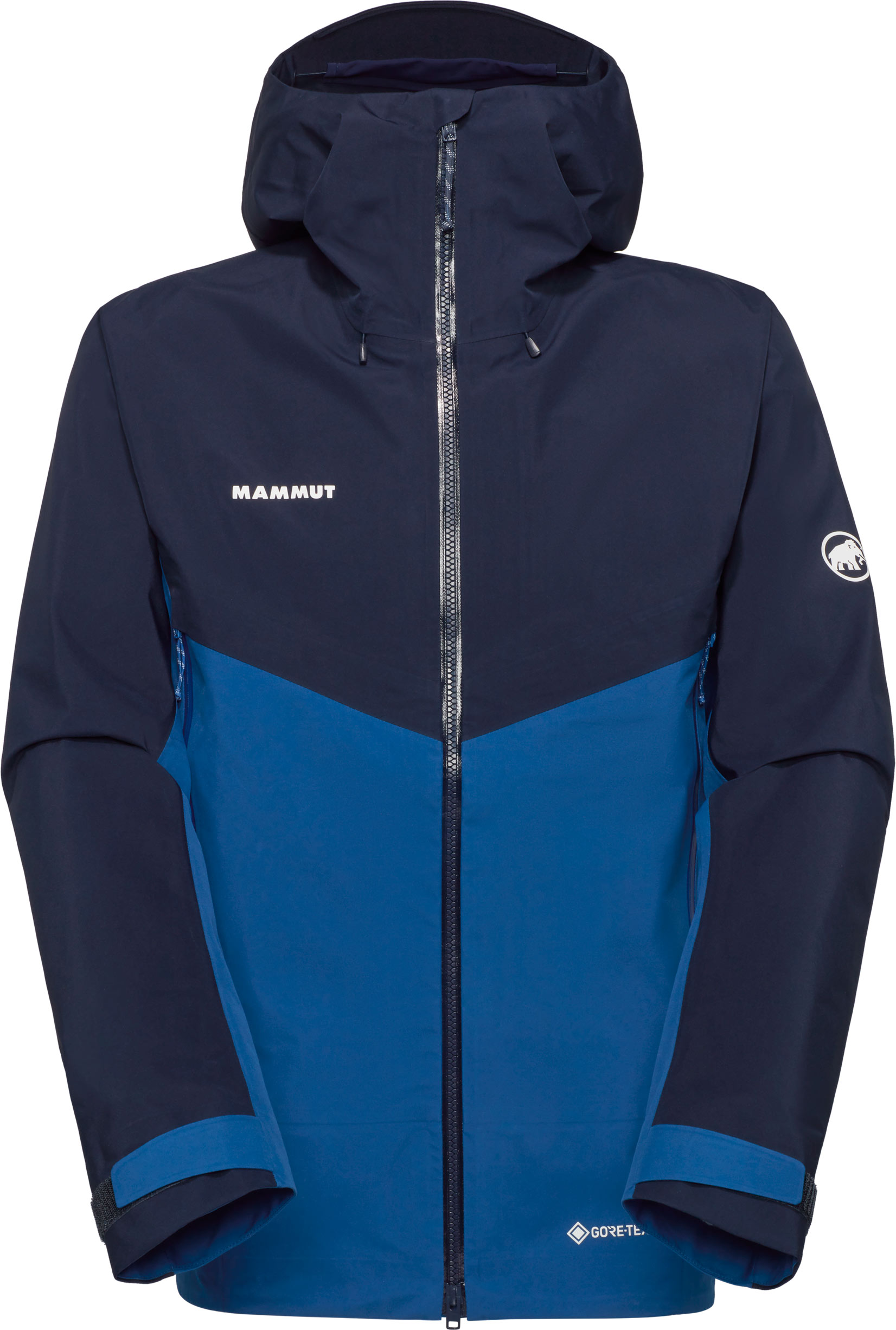 Veste d'alpinisme imperméable en GORE-TEX ePE - Crater IV HS Hooded Jacket Men Tschiel Marine - Taille S - Bleu