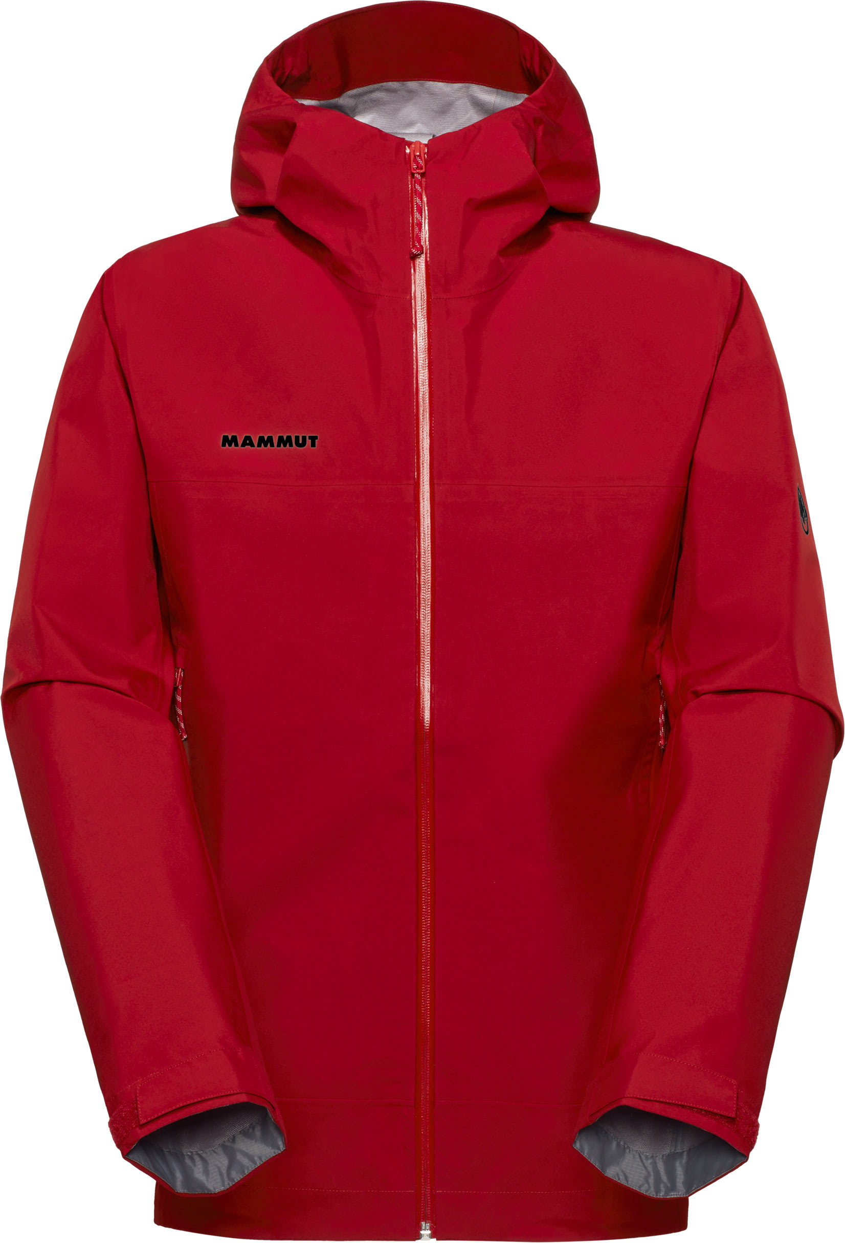 Veste de randonnée imperméable en GORE-TEX ePE - Crater Light HS Hooded Jacket Men Dark Red - Taille L - Rouge