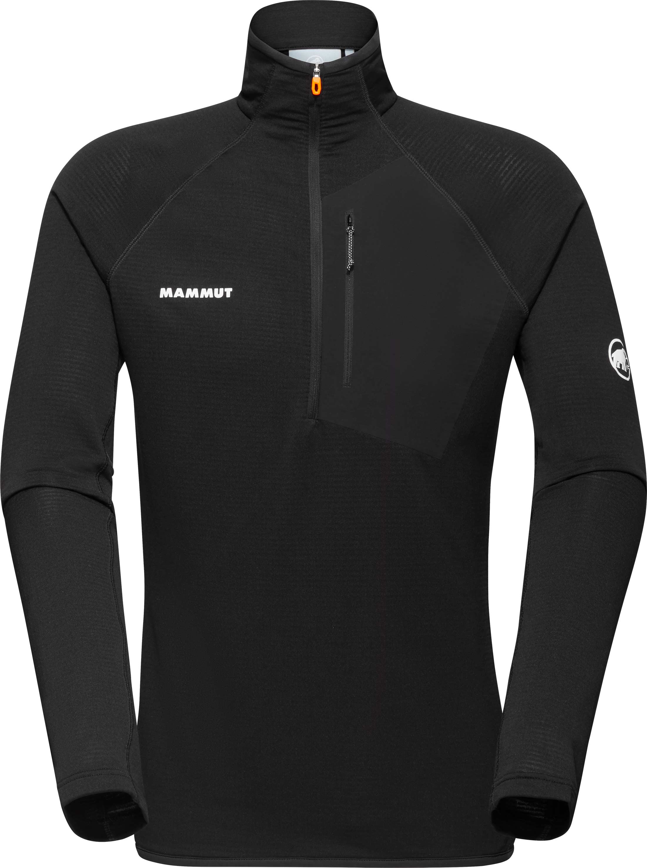 Leichte Fleecejacke mit Reißverschluss – Herren – Aenergy Light ML Half Zip Pull Men Black Aenergy Light ML Half Zip Pull Men