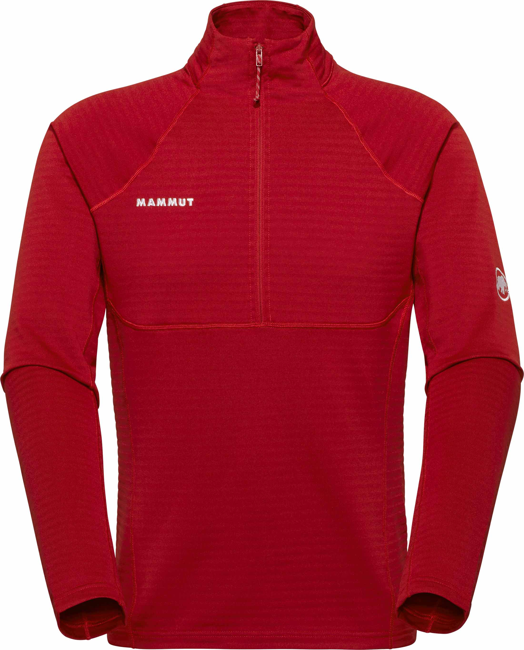 Bergsteigen-Fleecejacke mit Reißverschluss Polartec® Taiss ML Half Zip Pull Men Dark Red für Herren Größe M Rot