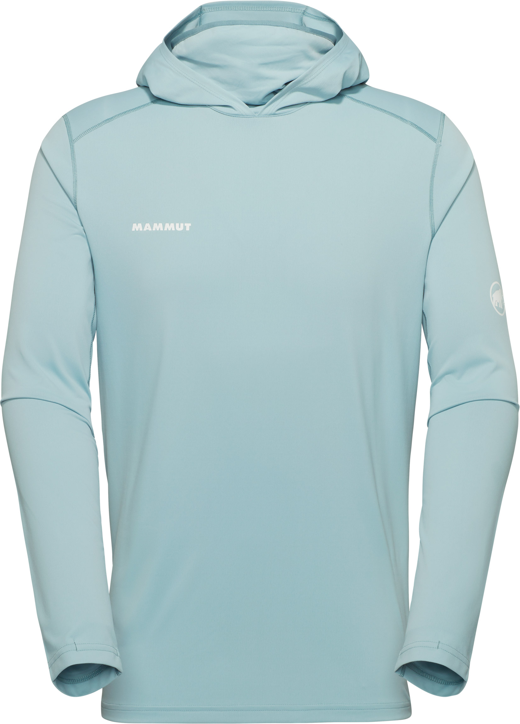 T-shirt de randonnée respirant et léger à manches longues avec capuche - Selun FL Sun Hoody Men Nebla - Taille XL - Bleu