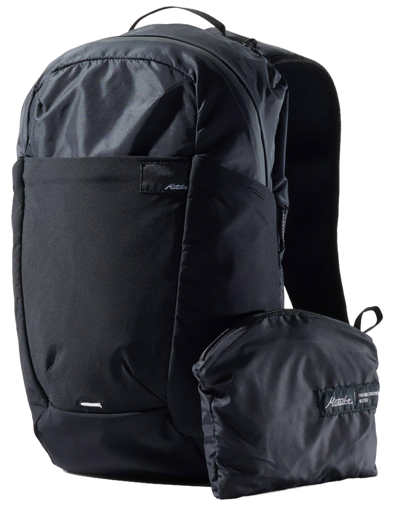 Sac à dos 16L - ReFraction Packable Backpack 16L Black en Nylon - Noir