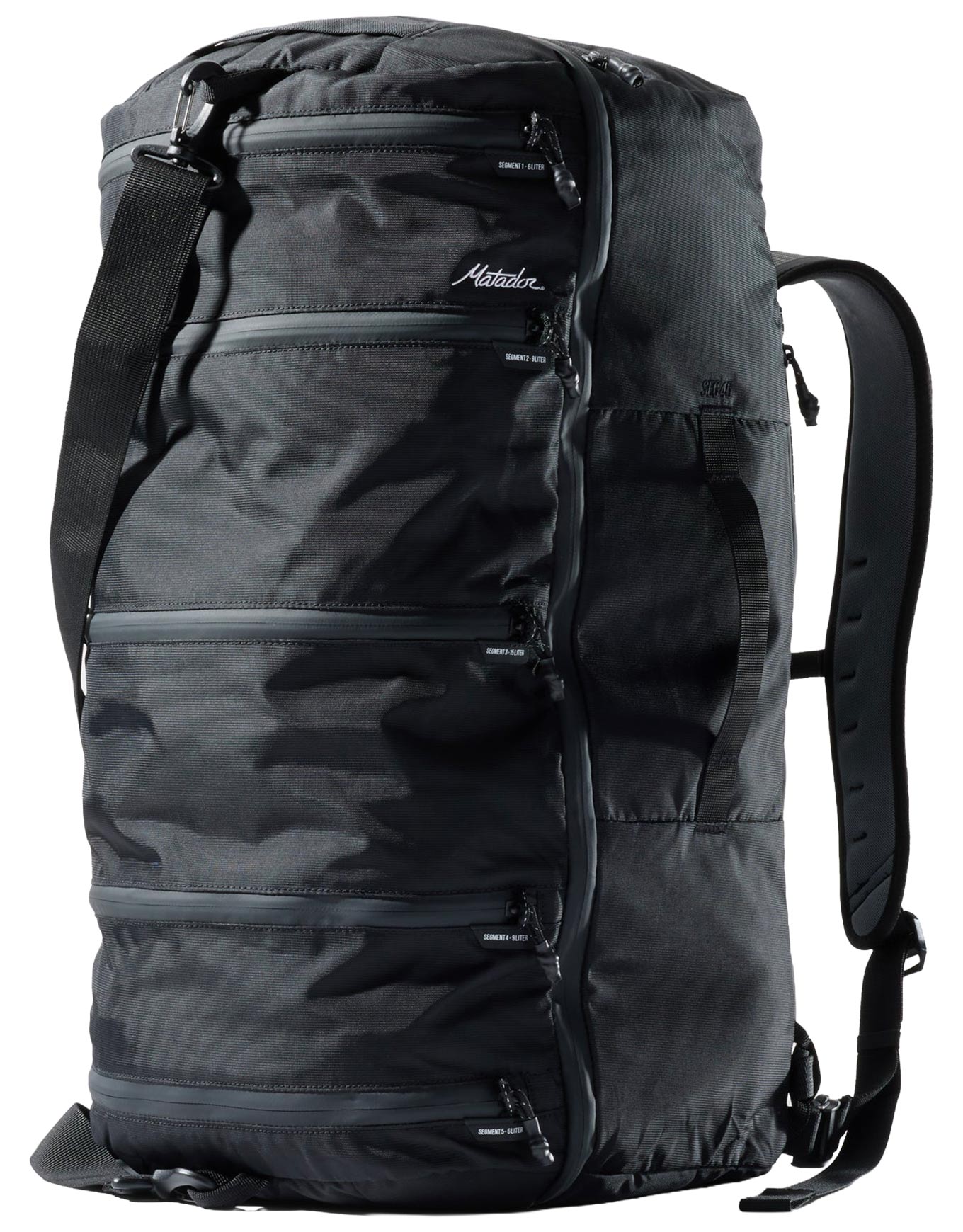 Sac à dos 45L - SEG Travel Pack 45L Black en Nylon - Noir