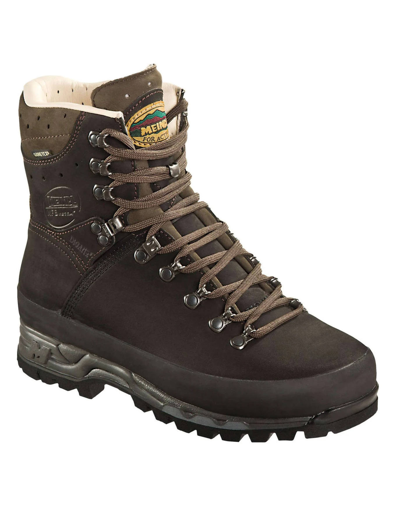 Chaussures de trekking en GORE-TEX® - Island MFS Active GTX Black/Dark Brown en Cuir - Taille 41,5 - Marron