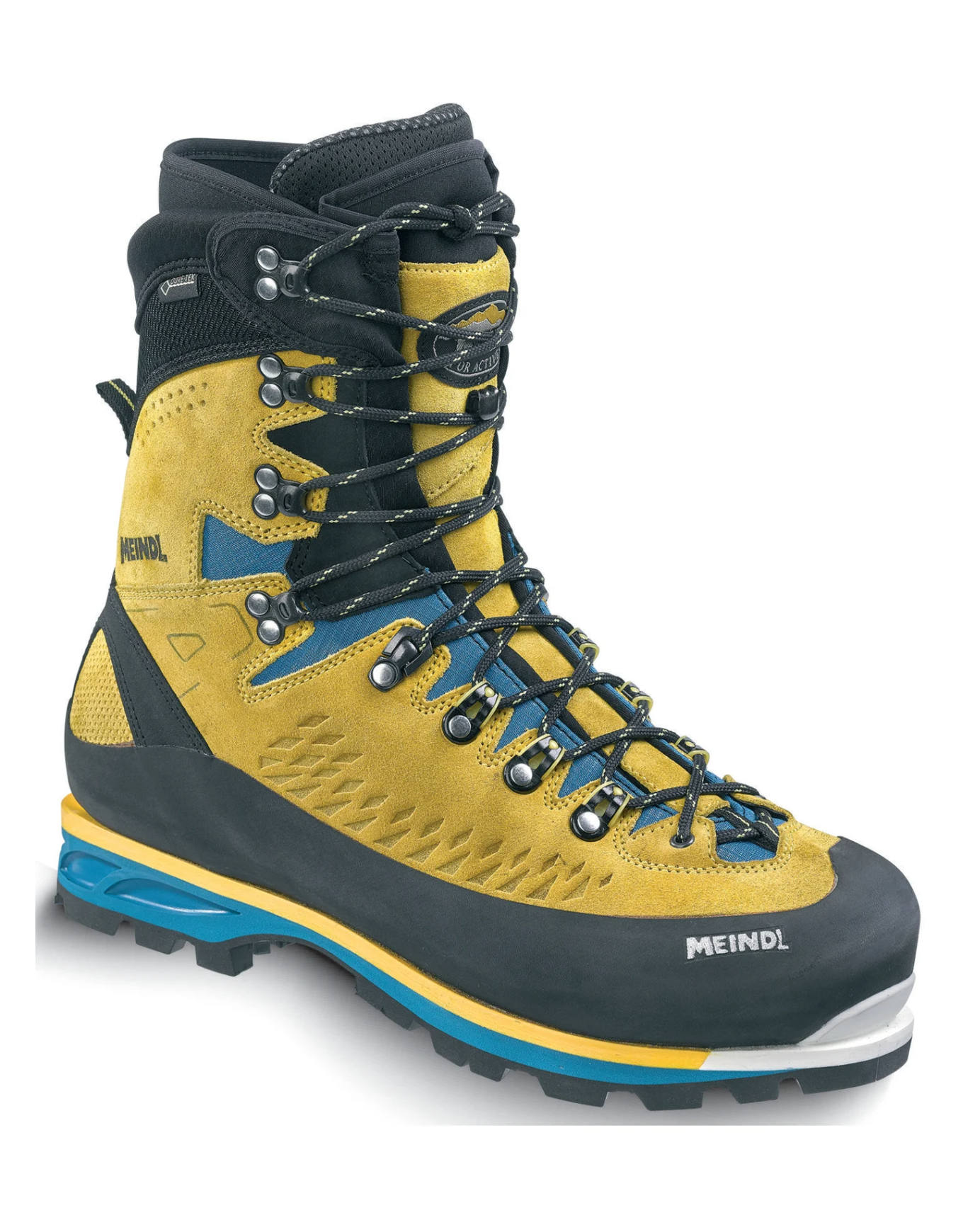 Chaussures d'alpinisme GORE-TEX® - Breithorn GTX Jaune/Bleu Ciel en Cuir - Taille 45