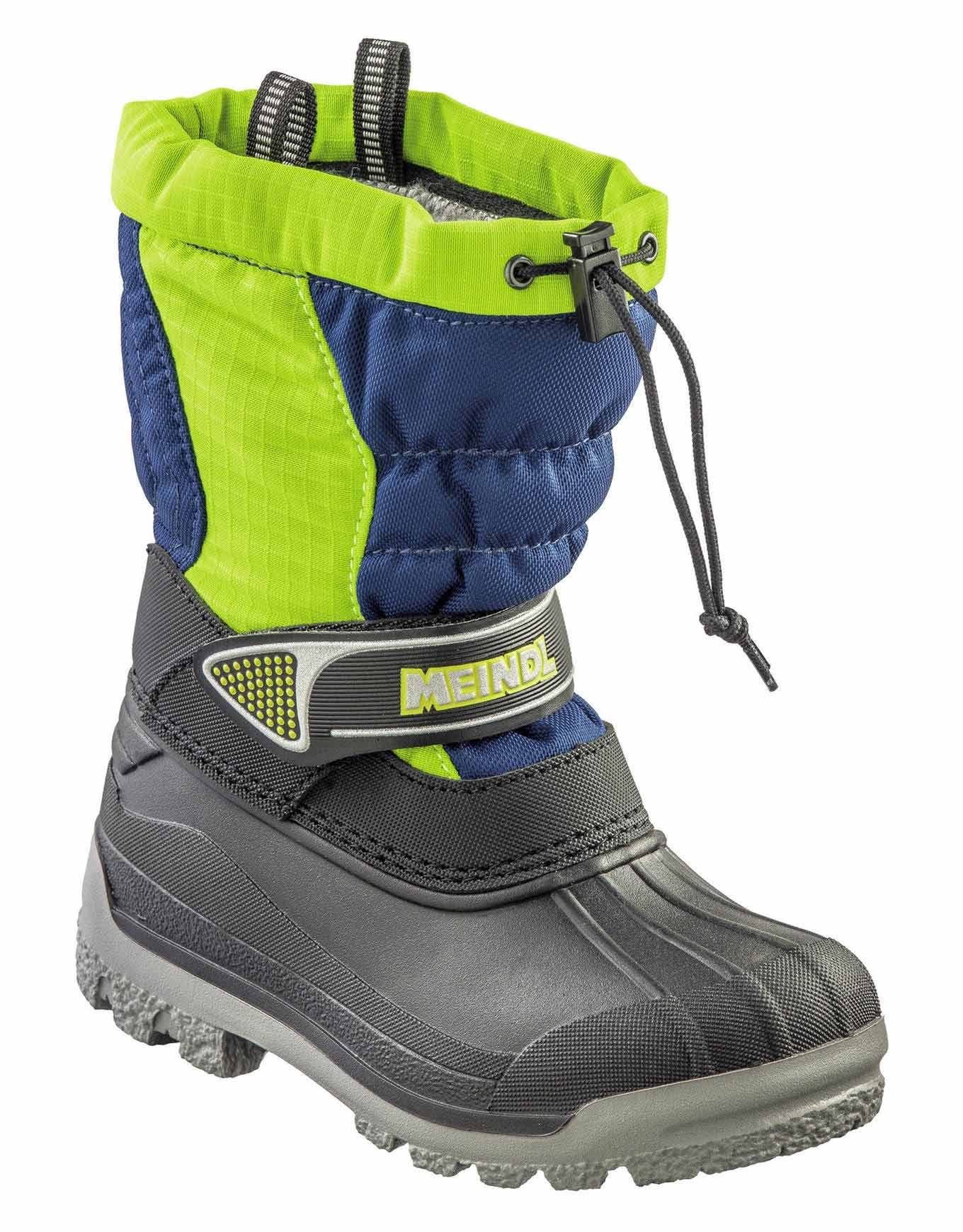 Kanadische Stiefel Snowy 3000 Vert/Bleu Kindergröße 33 Grün