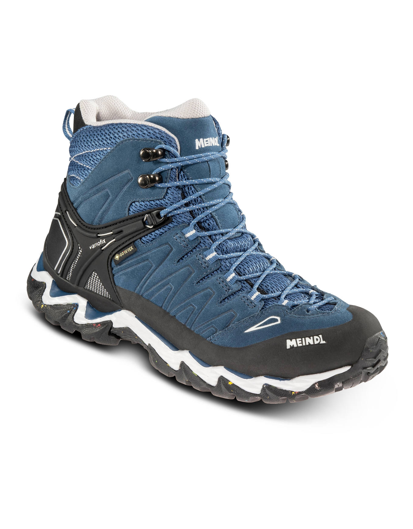 Chaussures de randonnée journée en GORE-TEX - Lite Hike Lady GTX Bleu/Gris clair en Cuir - Taille 37,5