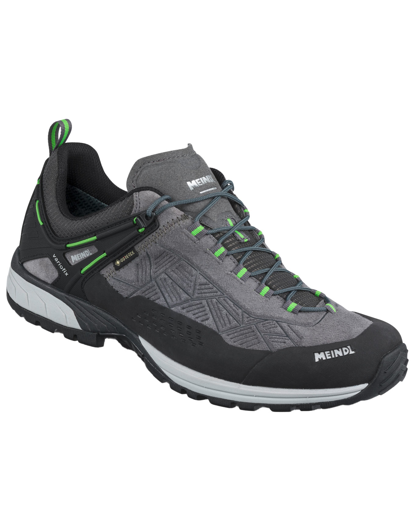 Chaussures de randonnée en GORE-TEX® - Top Trail GTX Grey Lime en Cuir - Taille 46 - Gris