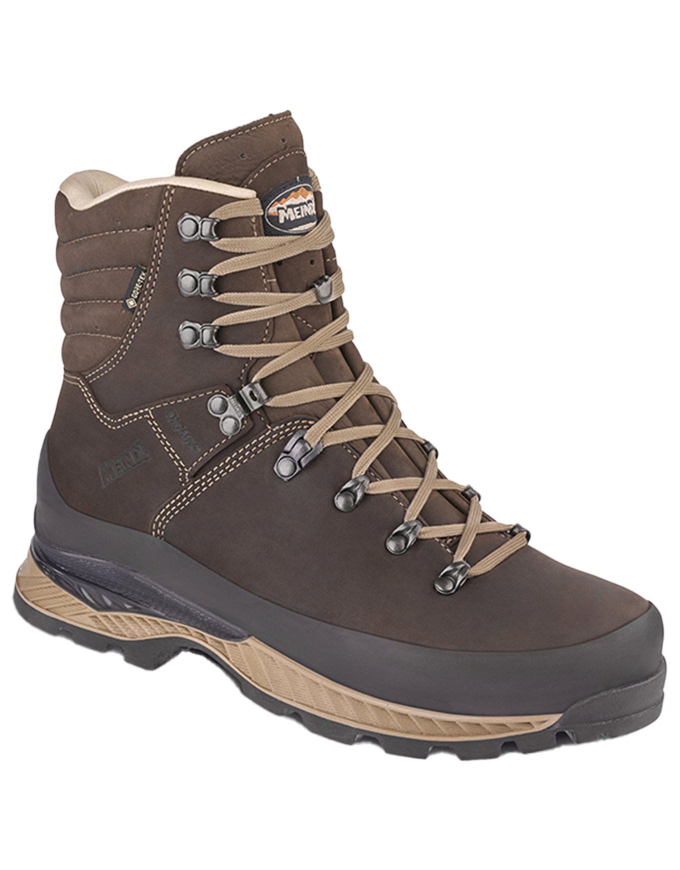 Chaussures de trekking en GORE-TEX® - Island MFS 3000 Dark Brown/Nature en Cuir - Taille 46 - Marron