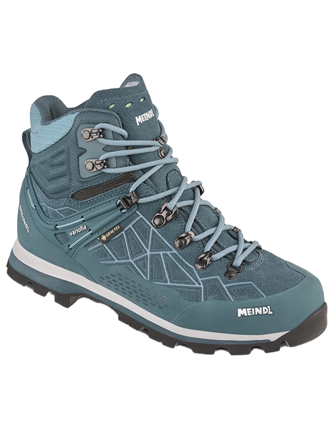 Chaussures de randonnée journée en GORE-TEX - Lite Summit Lady GTX Turquoise/Glace en Cuir - Taille 38 - Bleu