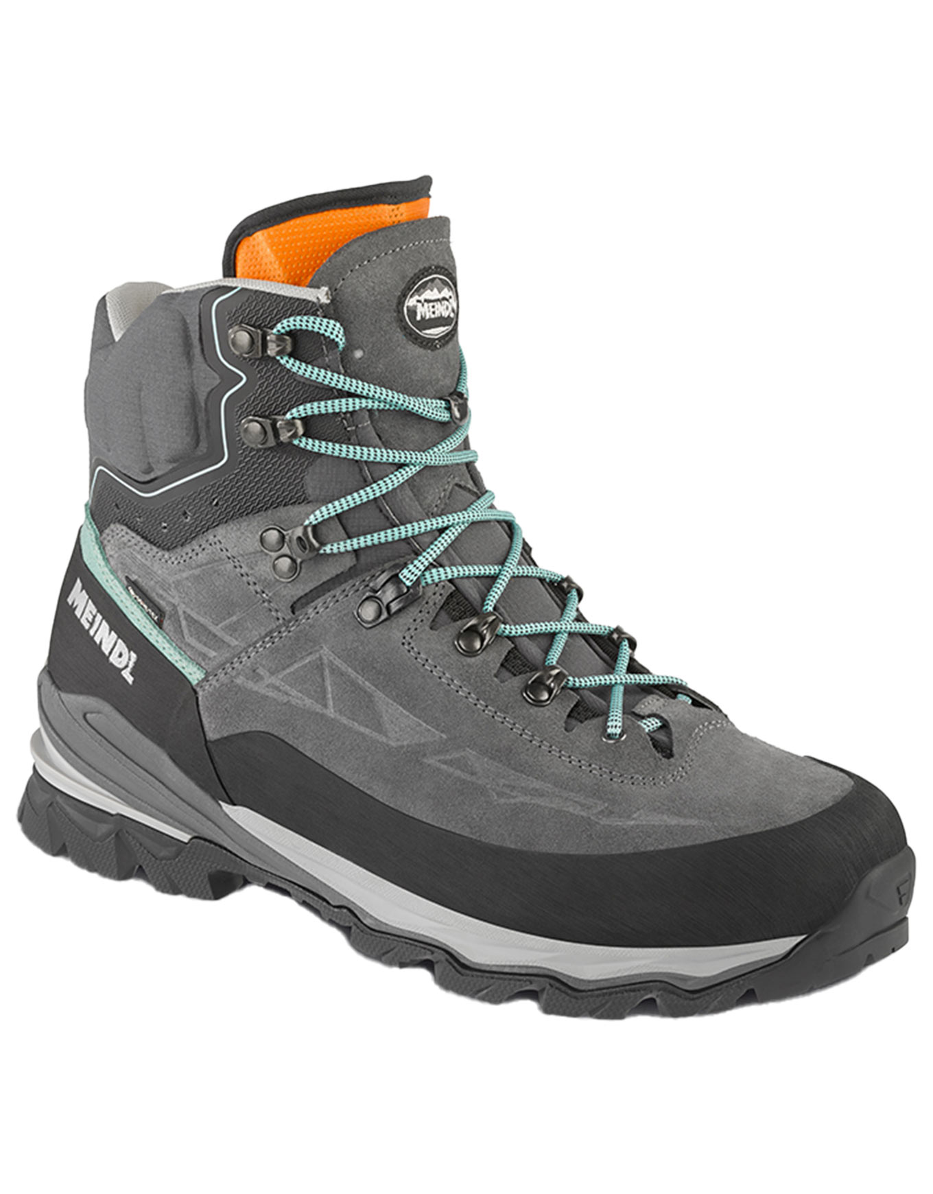 Chaussures de trekking en GORE-TEX® - Air Revolution 4.6 Lady Gris/Turquoise en Cuir - Taille 39,5