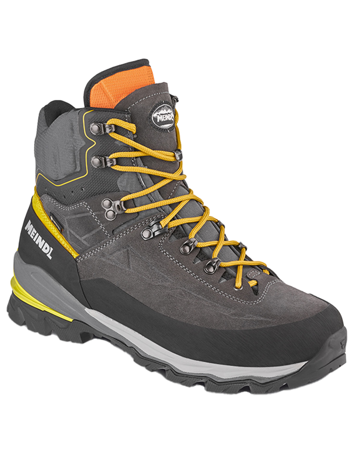Chaussures de trekking GORE-TEX - Air Revolution 4.6 Anthracite/Jaune en Cuir - Taille 43 - Gris