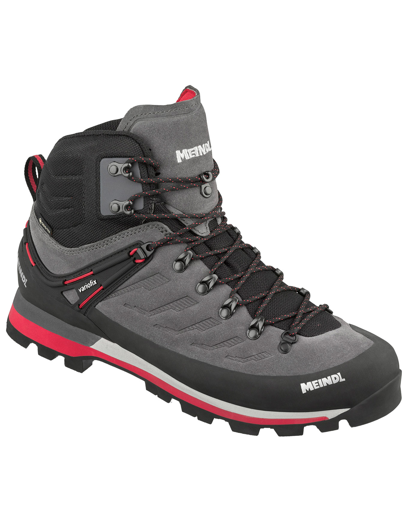 Chaussures de trekking en GORE-TEX - Intervale GTX Anthracite/Red en Cuir - Taille 45 - Gris