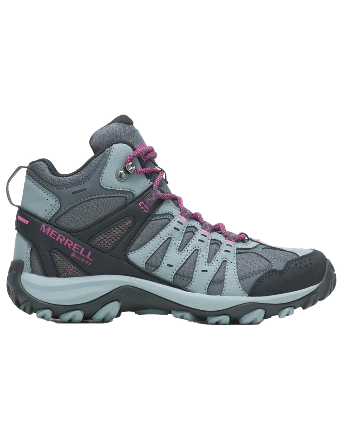 Chaussures de randonnée journée en GORE-TEX - Accentor 3 Sport Mid Gtx Monmnt/Fuchsia en Cuir - Taille 39 - Gris