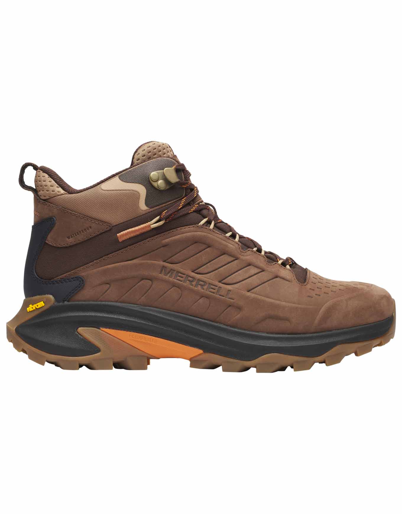 Chaussures de randonnée en cuir - Moab Speed 2 Ltr Mid Wp Mole en Cuir - Taille 46 - Marron