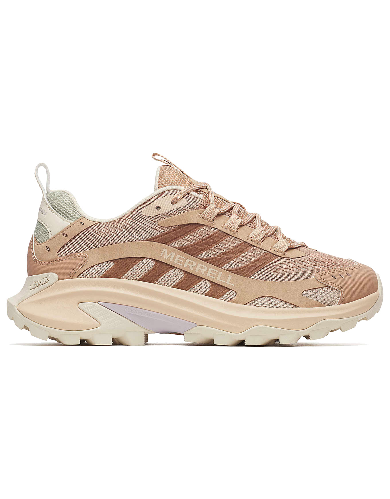 Chaussures de randonnée journée - Moab Speed 2 Hazel W en Nylon - Taille 38 - Beige