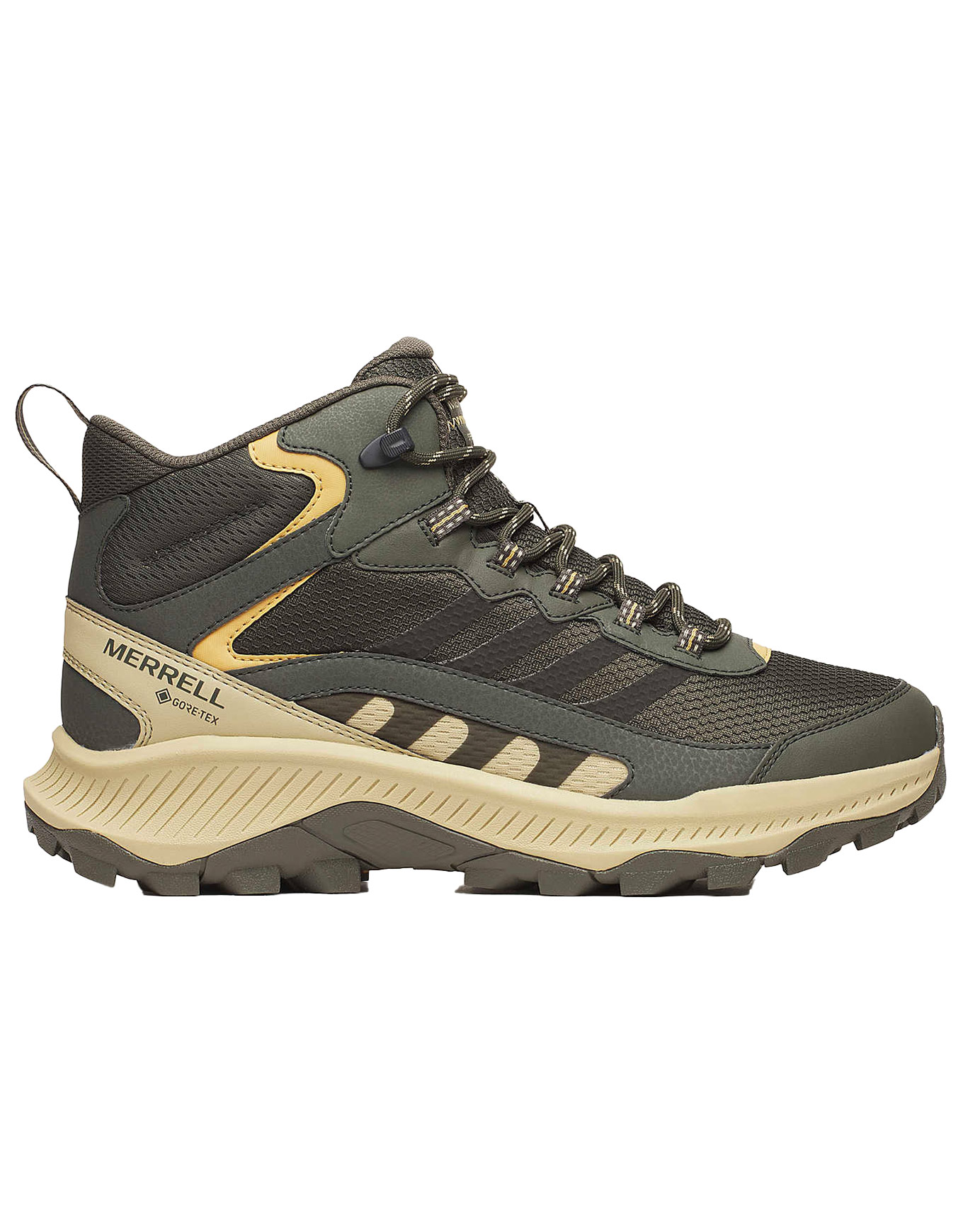 Chaussures de randonnée journée en GORE-TEX - Speed Strike 2 Mid Gtx Beluga en Cuir - Taille 44,5 - Kaki