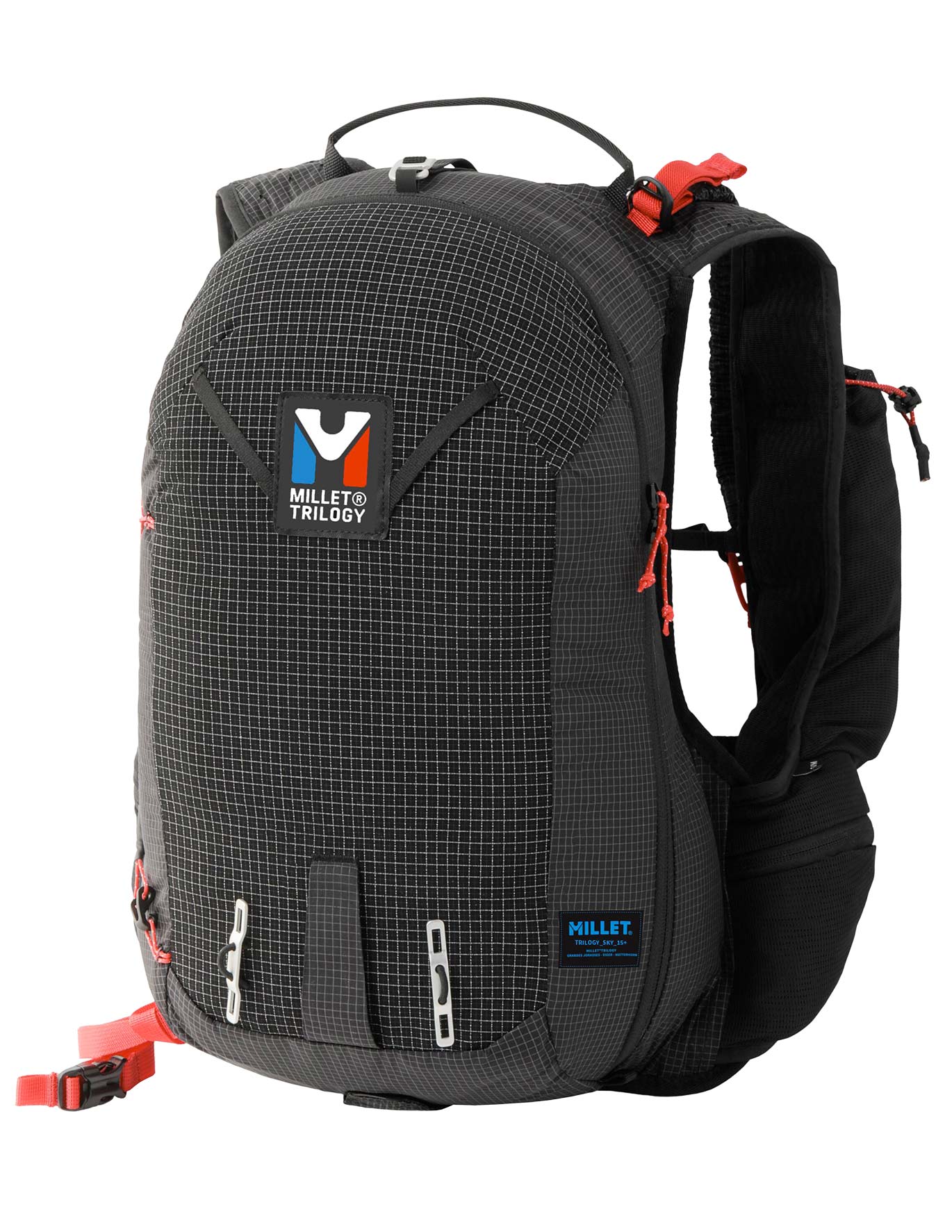 Bergsteiger-Rucksack Trilogy 15+ Black Größe S/M schwarz