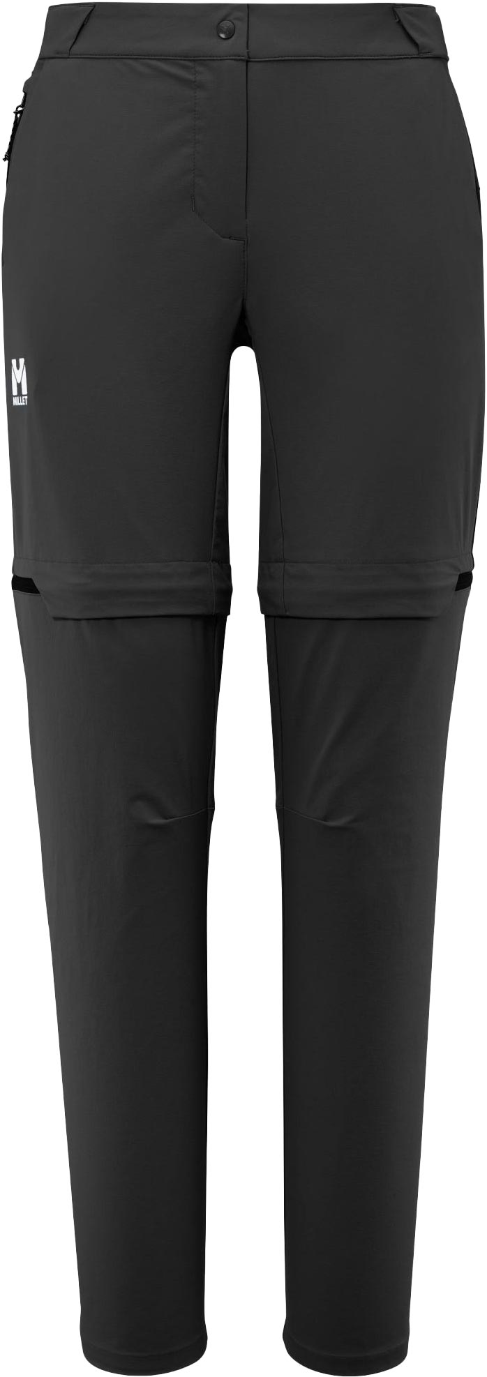 Pantalon de randonnée 2 en 1 - Ubic Stretch Zip Off Pant W Black - Taille 36 FR - Noir