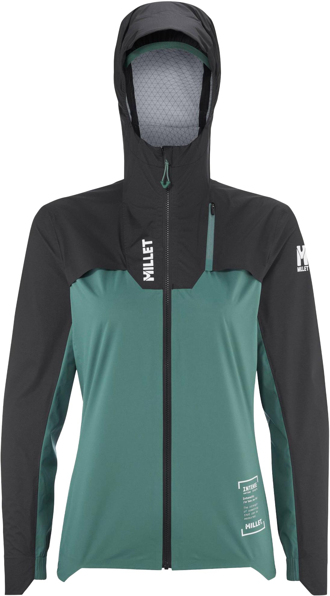 Veste de trail - Intense Pro 2,5L Jkt W Bottle Black - Taille XS - Vert