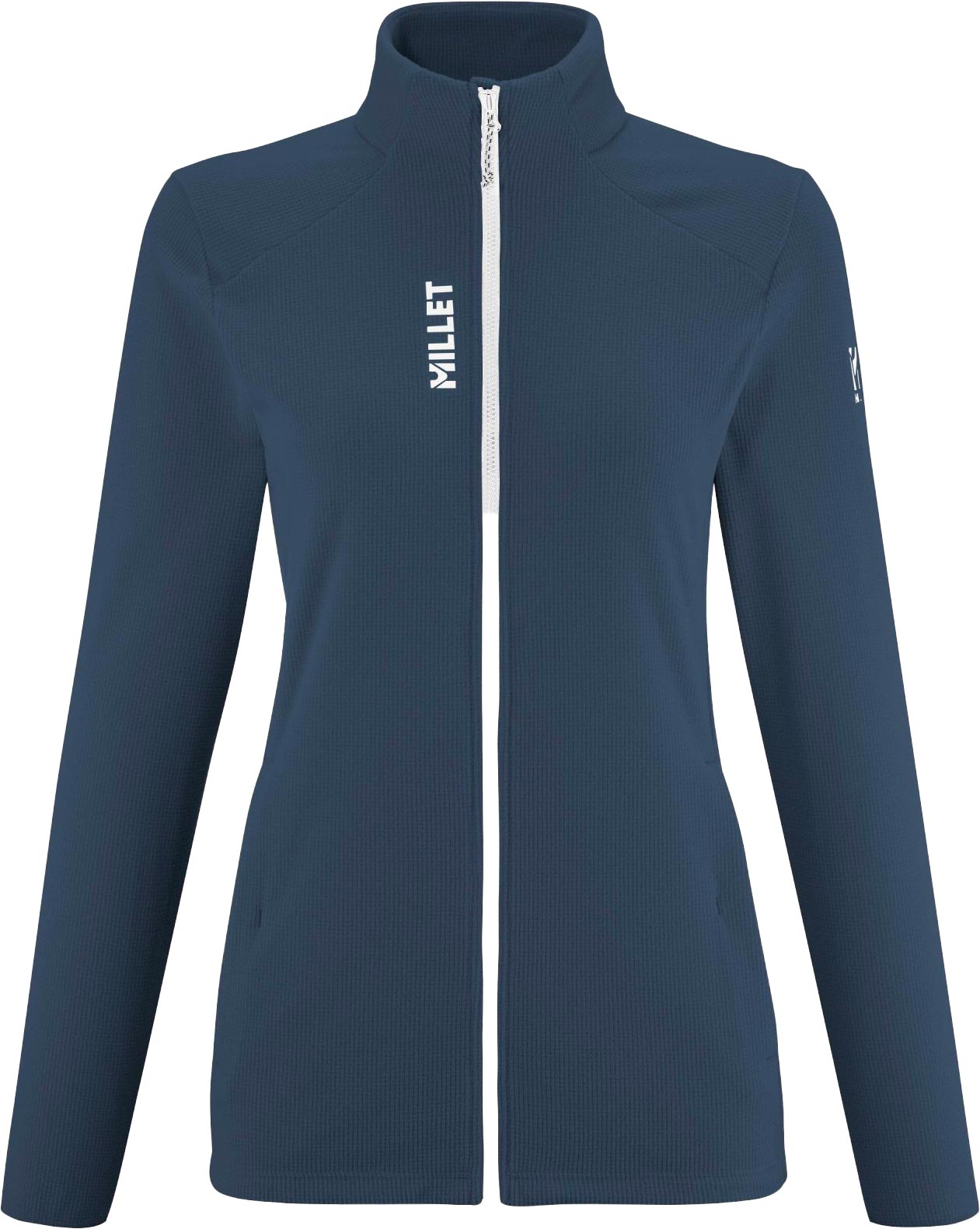 Polaire en Polartec® - Ubic Lightgrid Jkt W Saphir - Taille S - Navy