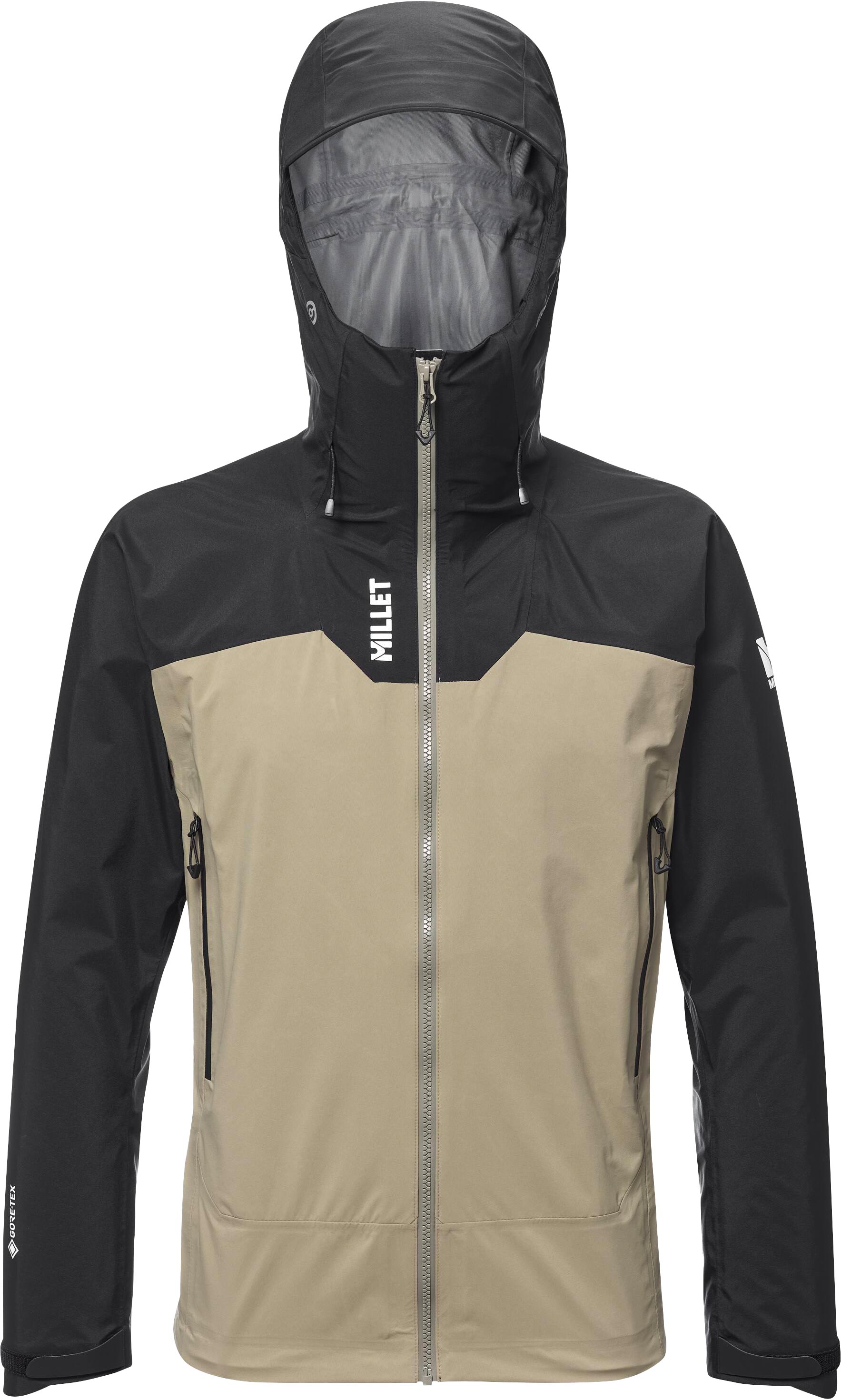 Veste d'alpinisme en GORE-TEX - Kamet GTX Jkt M Dorite Black - Taille M - Beige