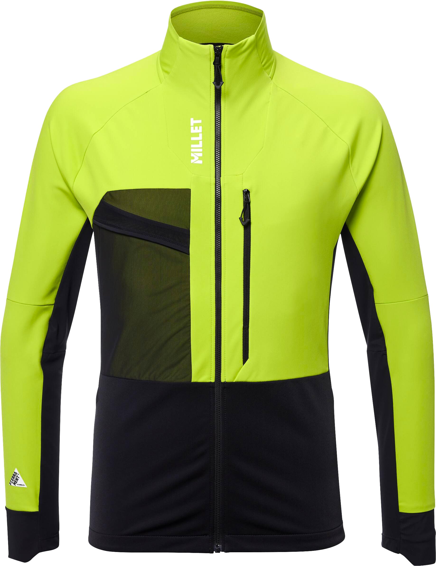 Skitourenjacke Pierra Ment Jkt M Macaw Green Black für Herren Größe L Grün
