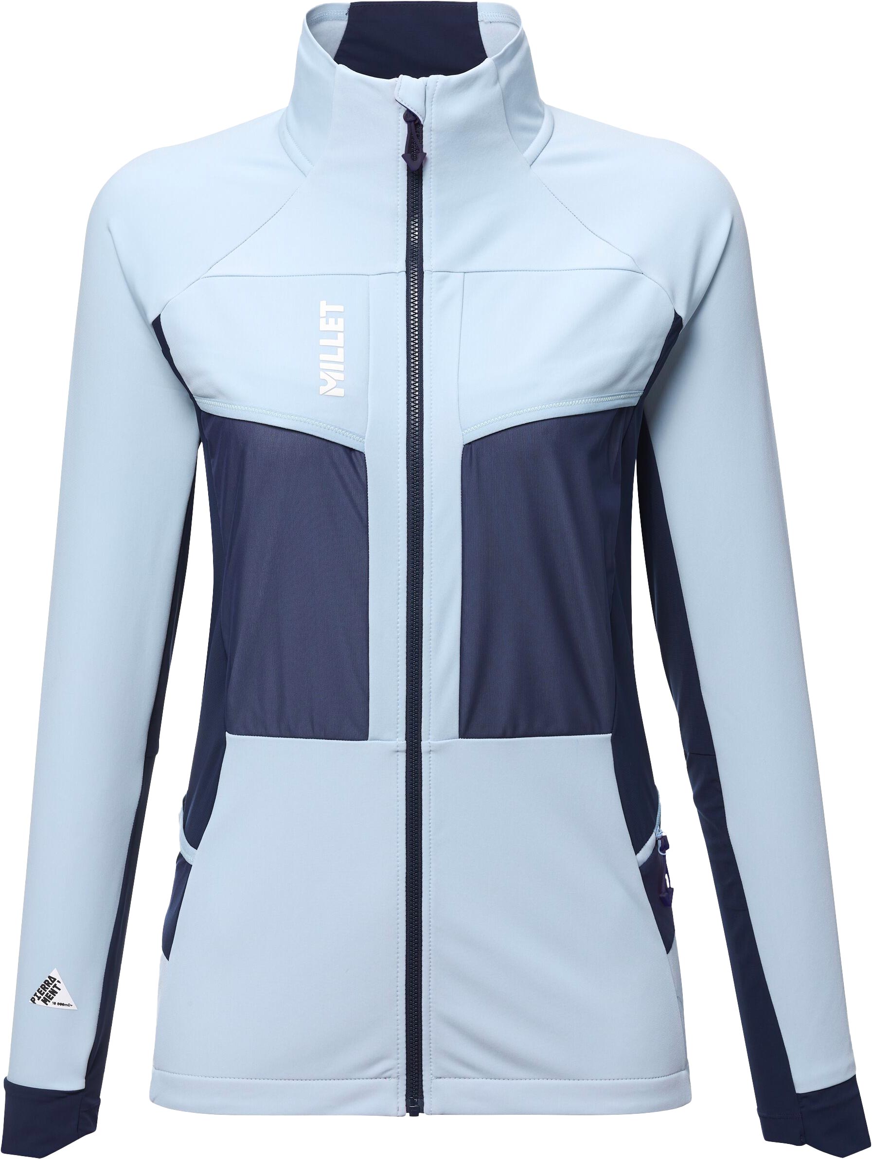 Skitourenjacke Pierra Ment Jkt W Iceberg Saphir für Damen Größe M Blau