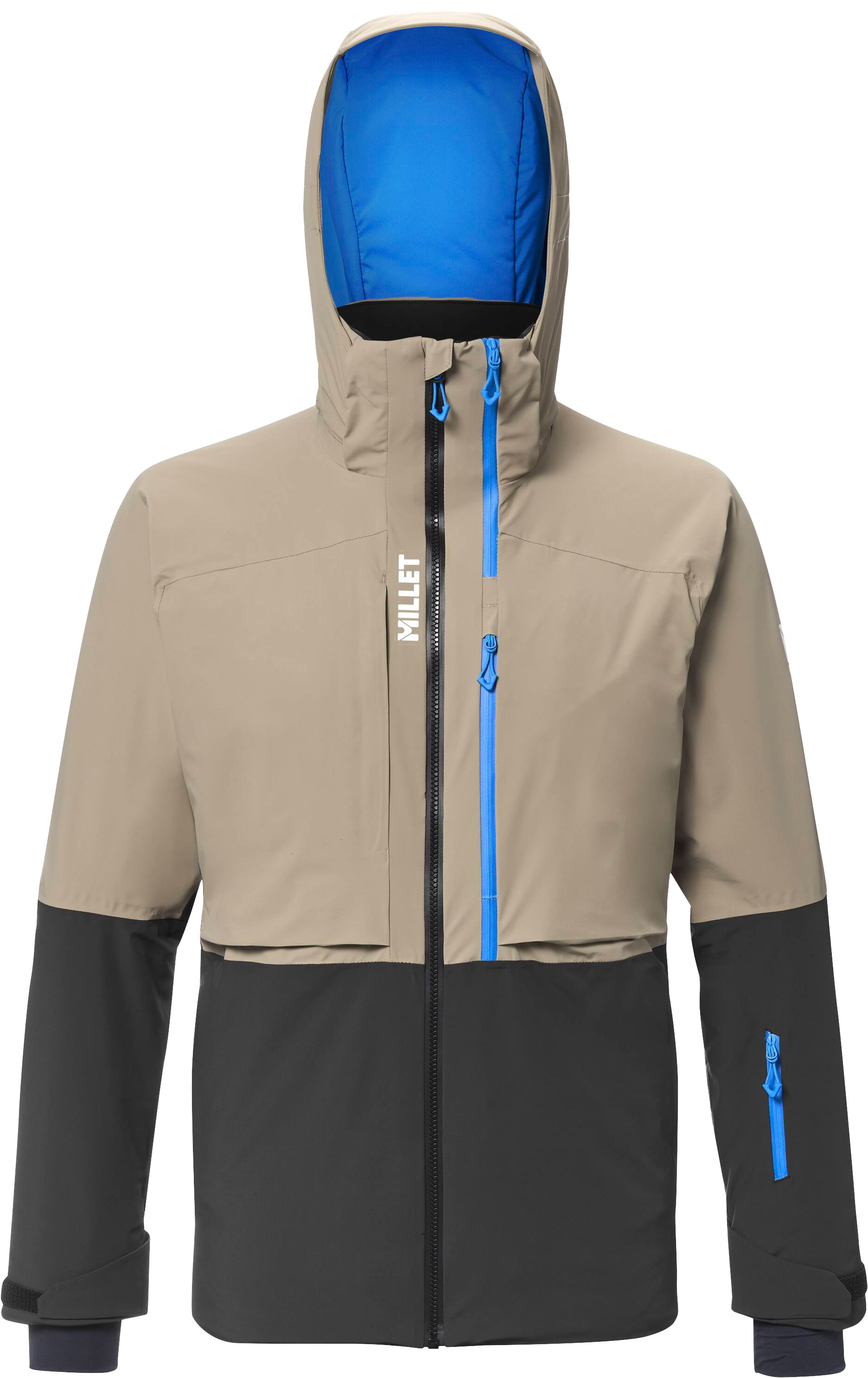Skijacke aus PrimaLoft® Grands Montets Pro Jacket M Dorite Black für Herren Größe S Beige