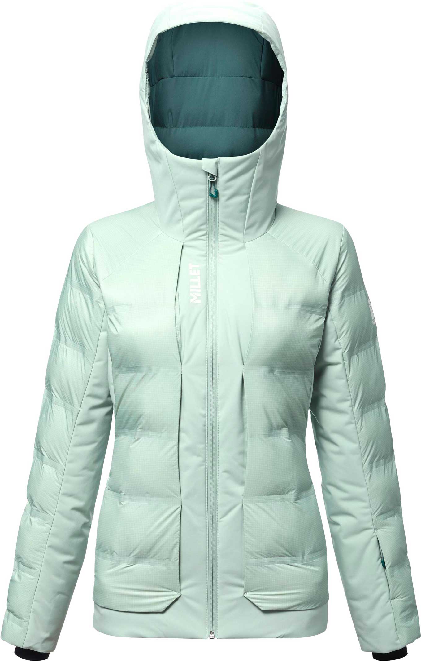 Skijacke Grands Montets Peak Jkt W Seaweed für Damen Größe L Grün