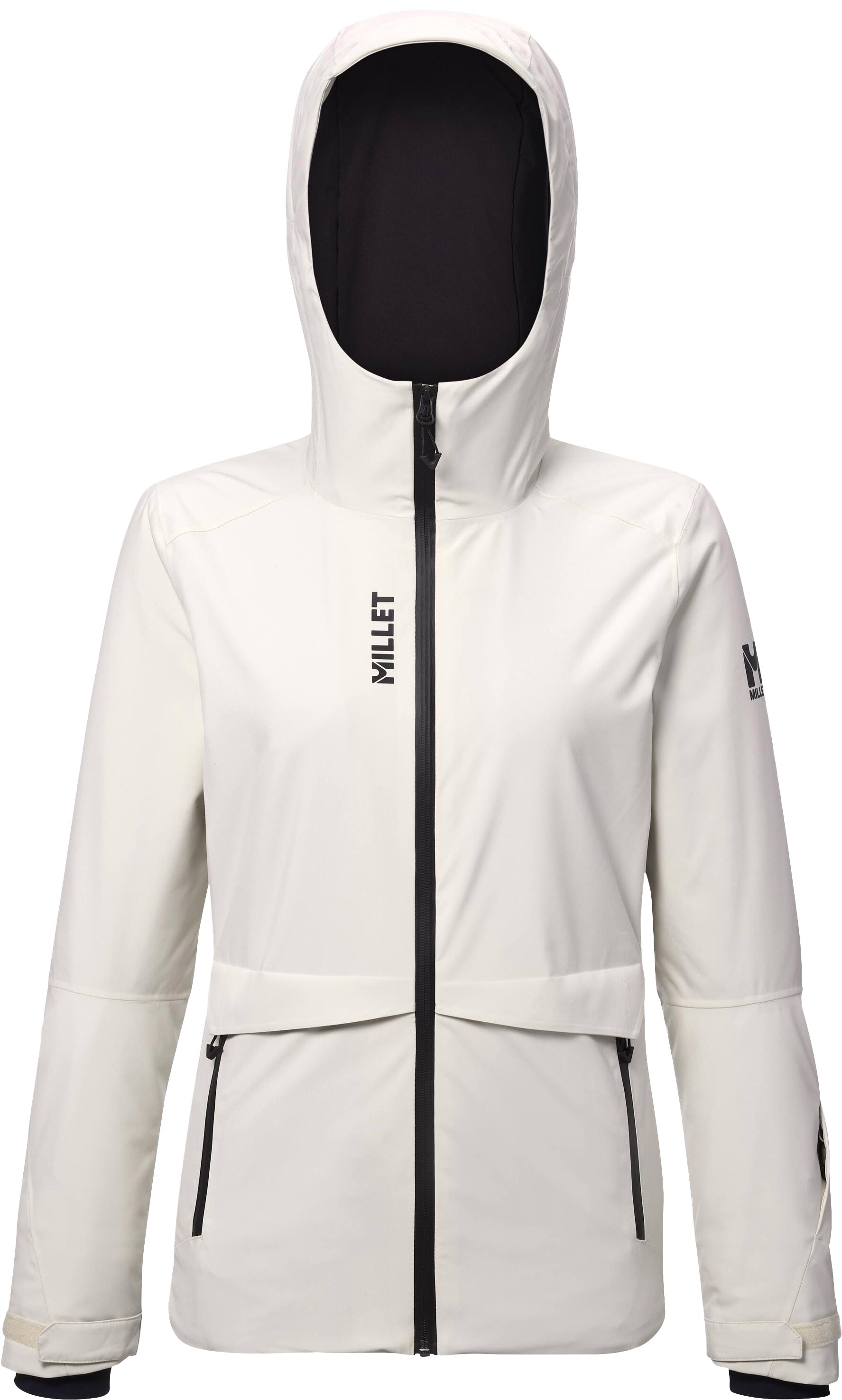 Skijacke Grands Montets Jkt W Winter Haze für Damen Größe M Weiß