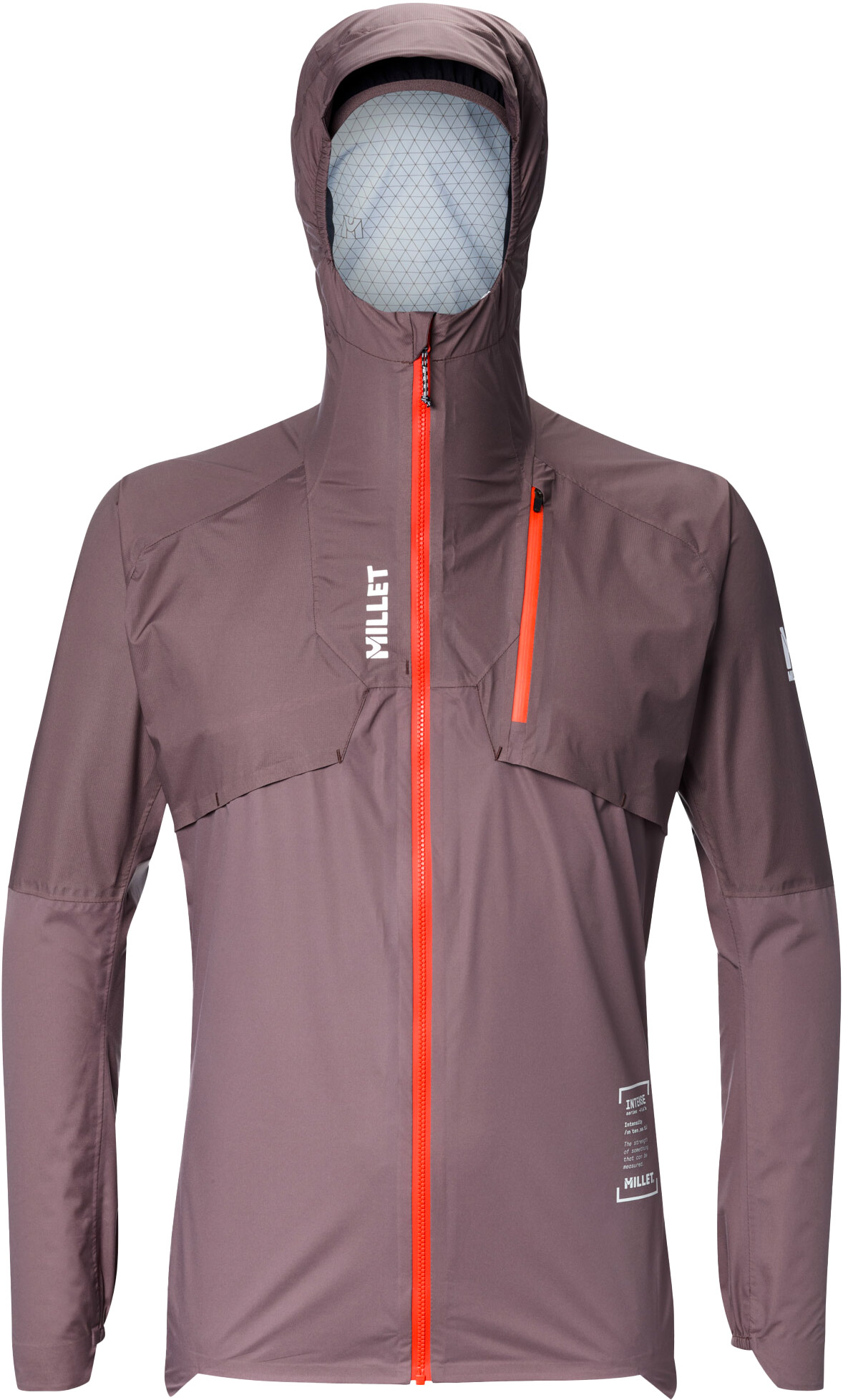Veste de running imperméable - Intense Pro 2,5L Jacket M Pepper - Taille S - Beige