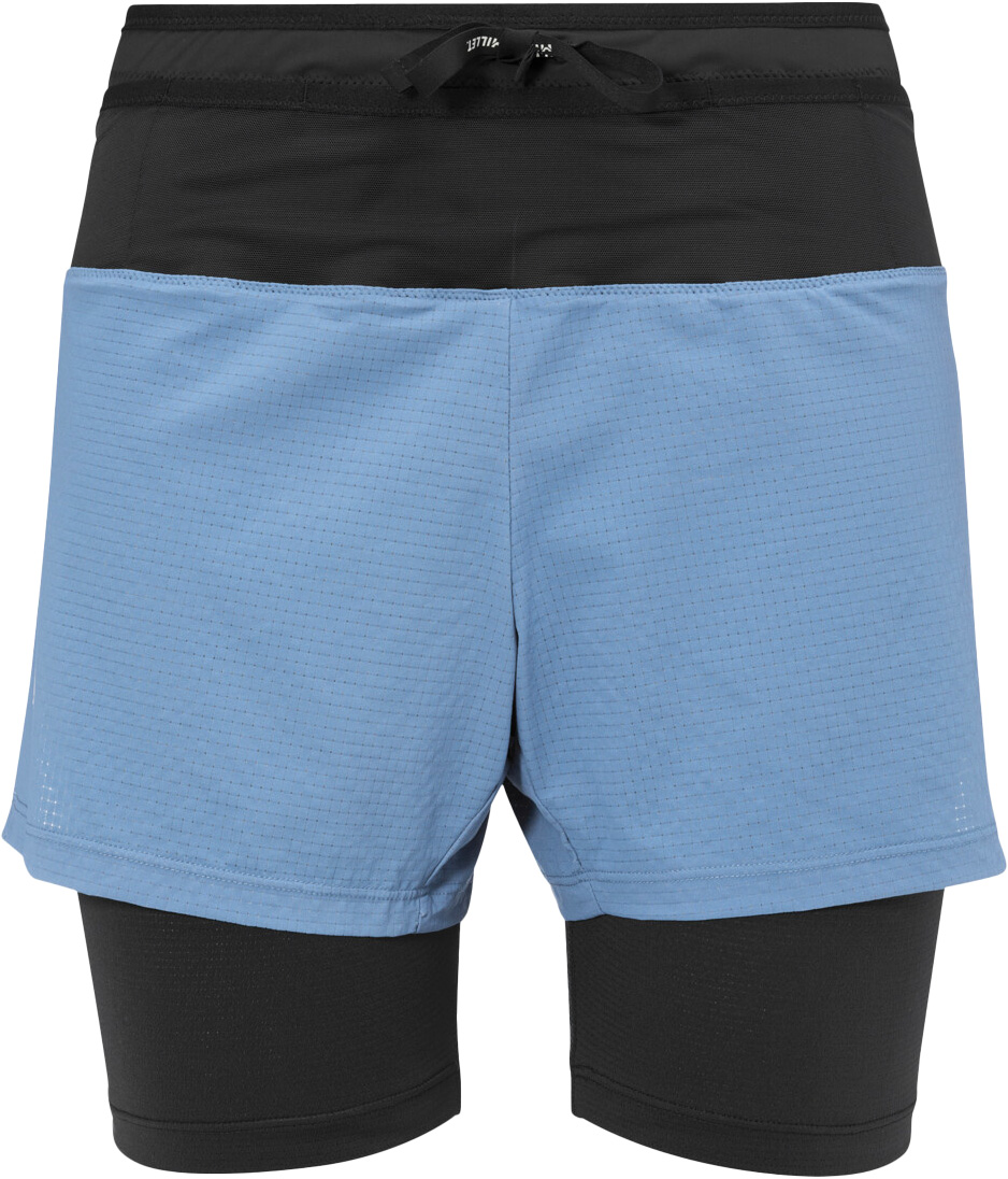 Short running stretch léger à séchage rapide - Intense 2In1 Short W Coronet Blue - Taille M - Bleu