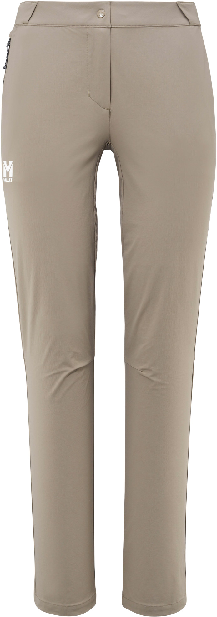 Pantalon stretch respirant de randonnée - Ubic Stretch Pant W Dorite en Softshell - Taille 36 FR - Beige