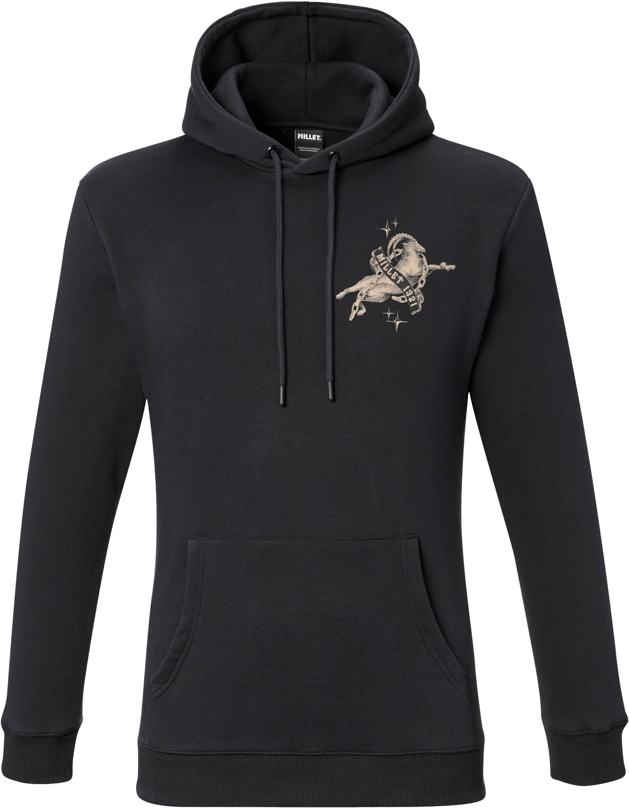 Sweat à capuche en coton biologique - Cimai Collab Sweat M Black en Coton - Taille M - Noir