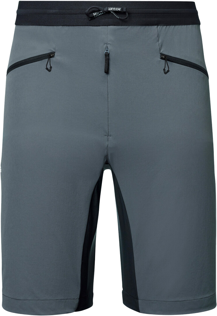 Short déperlant stretch et respirant - Kamet XCS Light Short M Tarmac Noir - Taille M - Gris