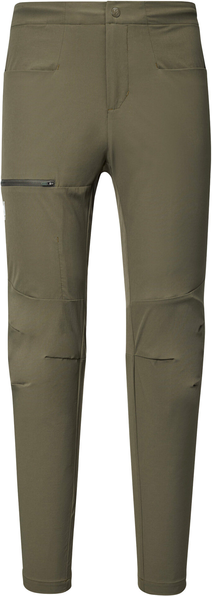 Pantalon déperlant pour escalade - Cimai Poly Pant M Grape Leaf en Softshell - Taille L - Vert