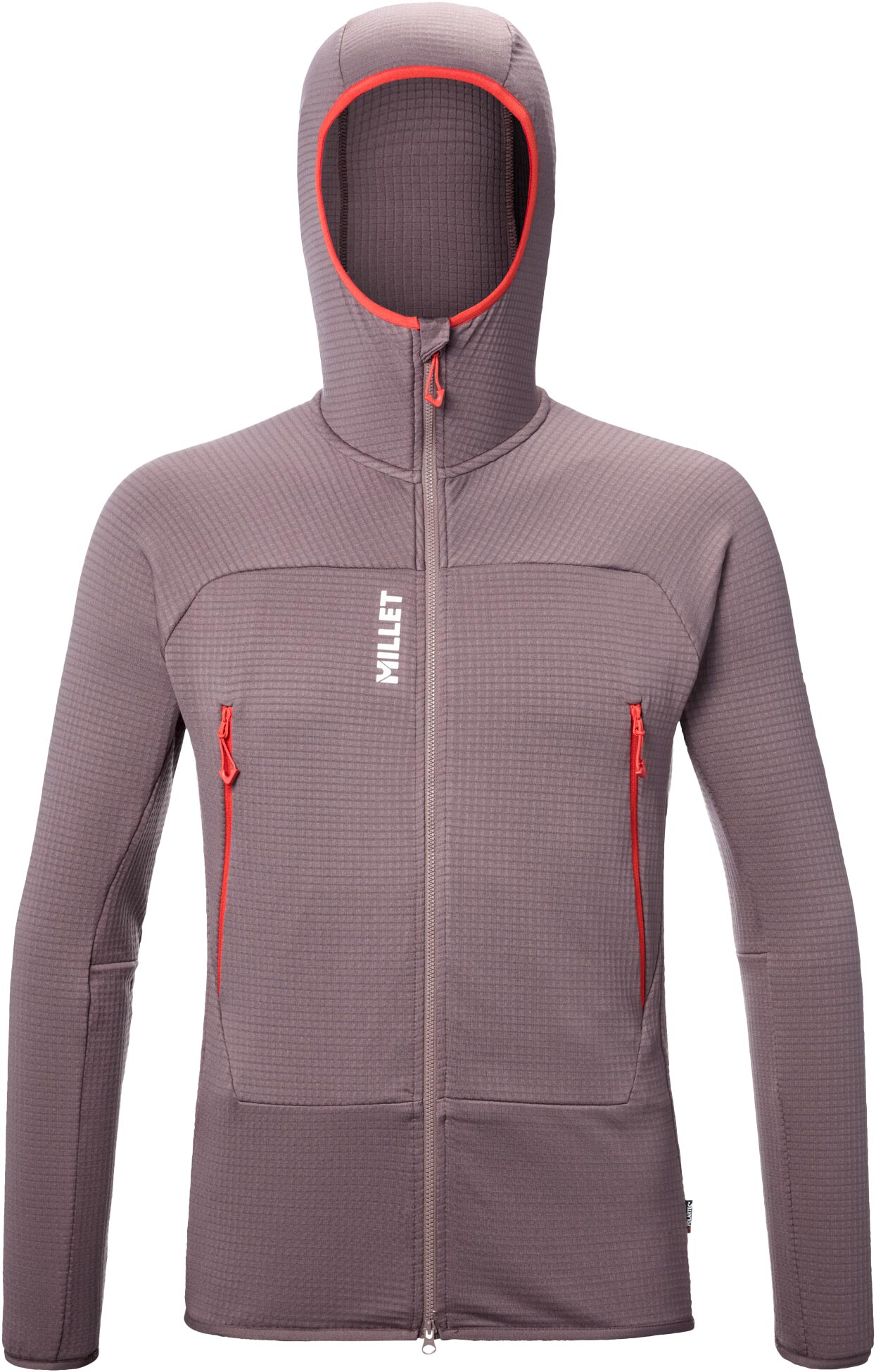 Polaire stretch en Polartec® Powergrid zippée - Fusion Grid Hoodie M Pepper - Taille M - Marron