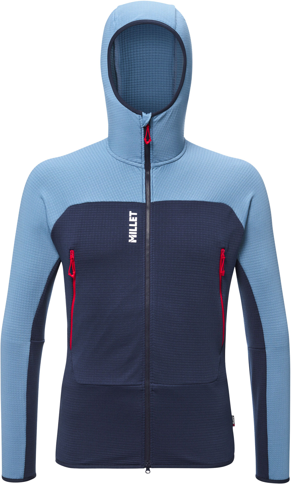 Polaire stretch zippée en Polartec® - Fusion Grid Hoodie M Coronet Blue Saphir - Taille XL - Bleu