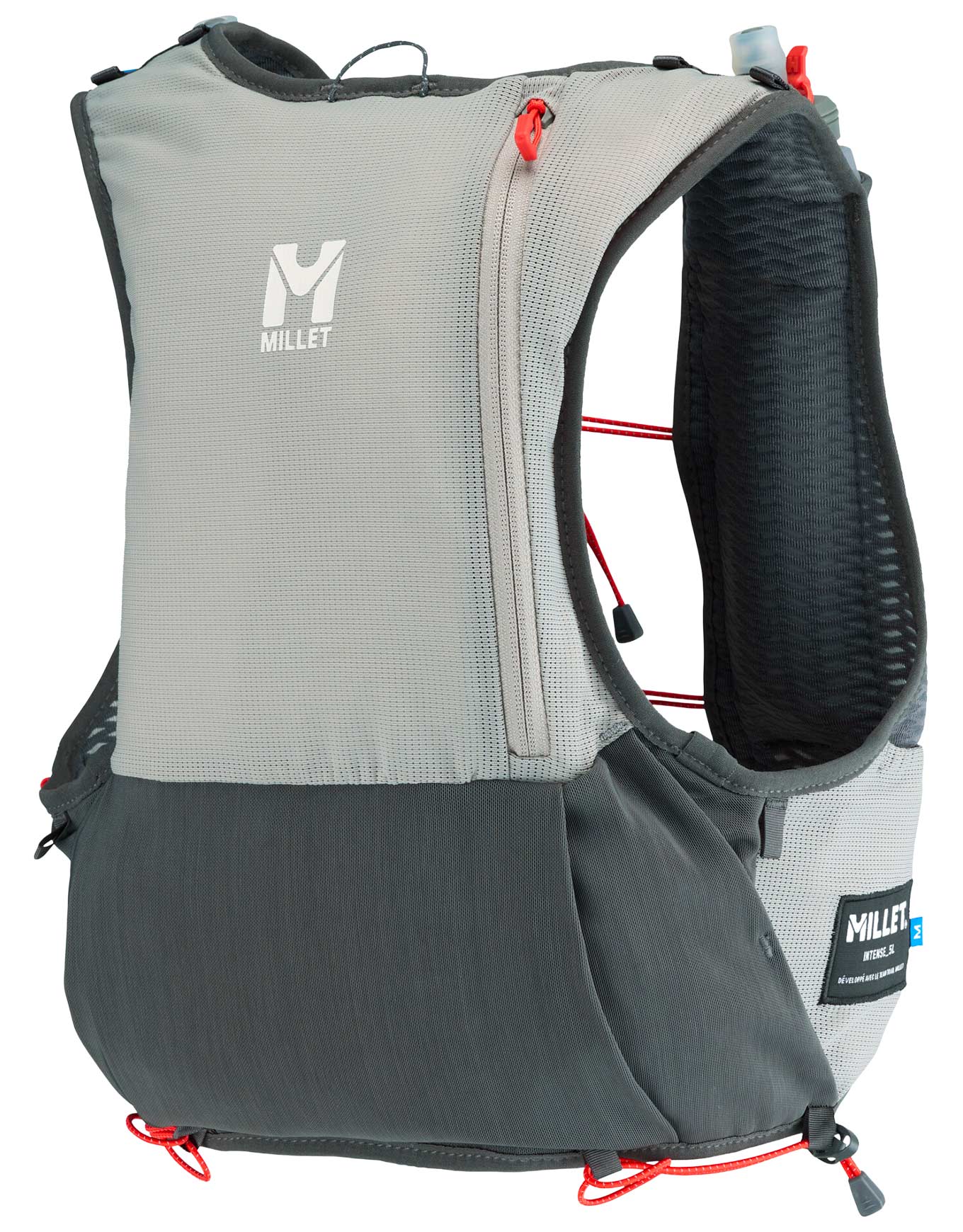 Gilet de trail - Intense 5 Granite/Tarmac en Nylon - Taille M - Bleu
