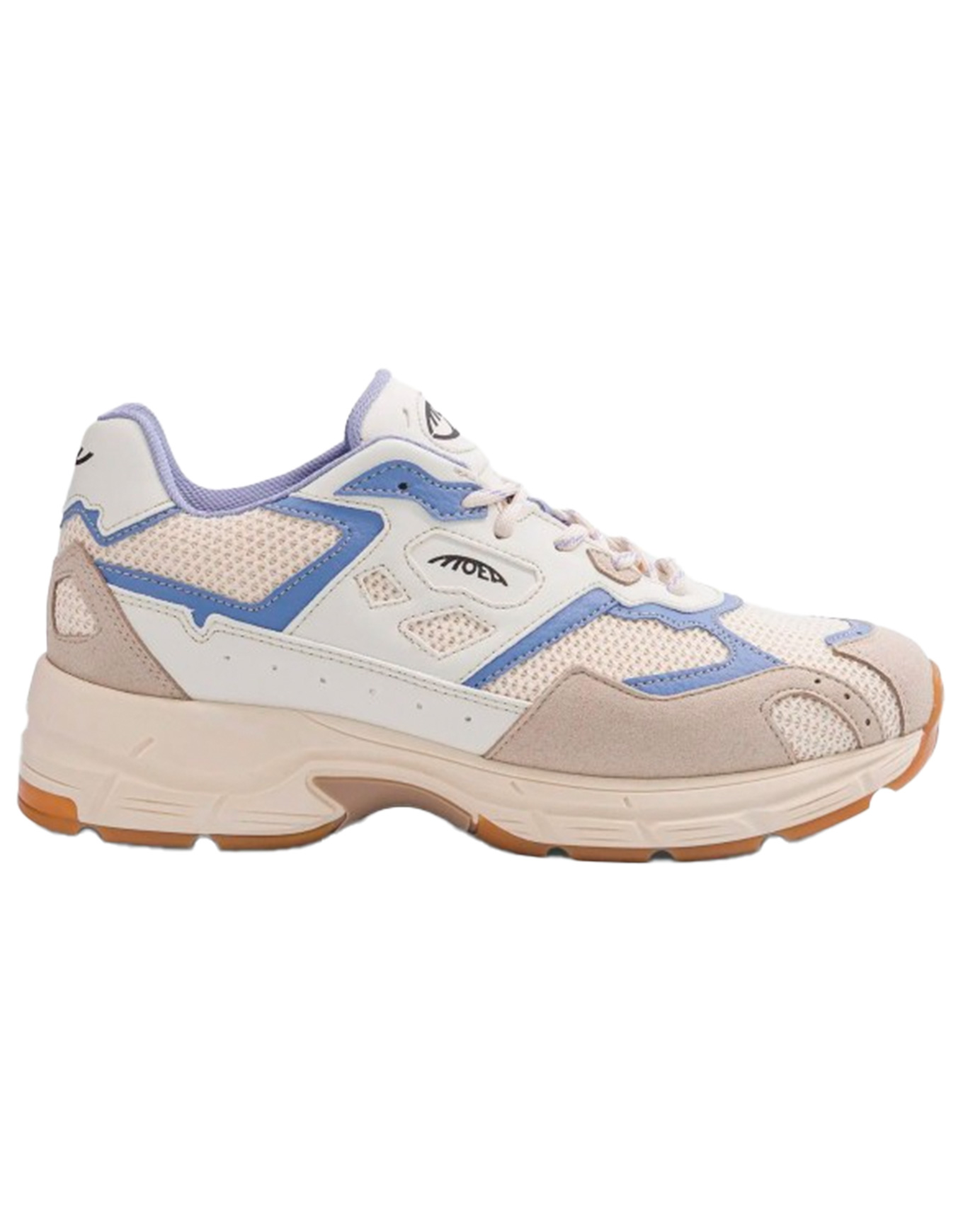 Chaussures légères en biomatériaux - Rush Beige & Lila Orange en Coton - Taille 38 - Bleu