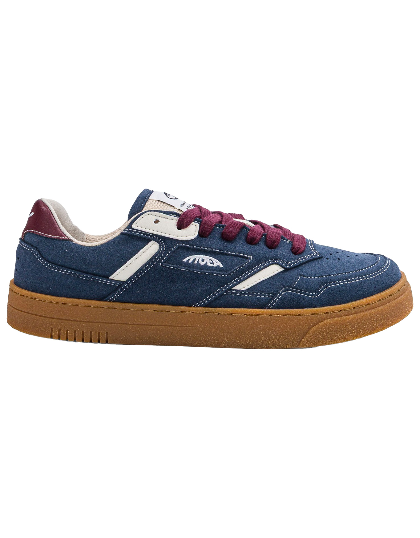 Sneakers vegan - Origin Low Night Suede & Beige Grapes en Coton - Taille 42 - Navy