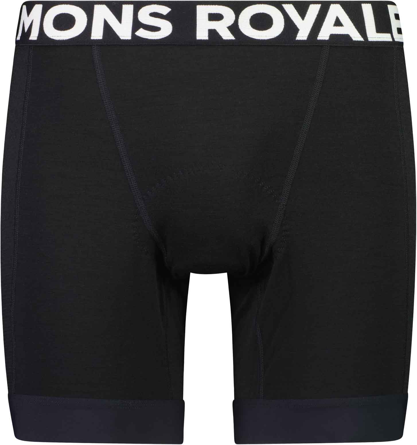 Sous-vêtement de VTT rembourré en mérinos - M Epic Merino Bike Liner Black en Laine - Taille XL - Noir